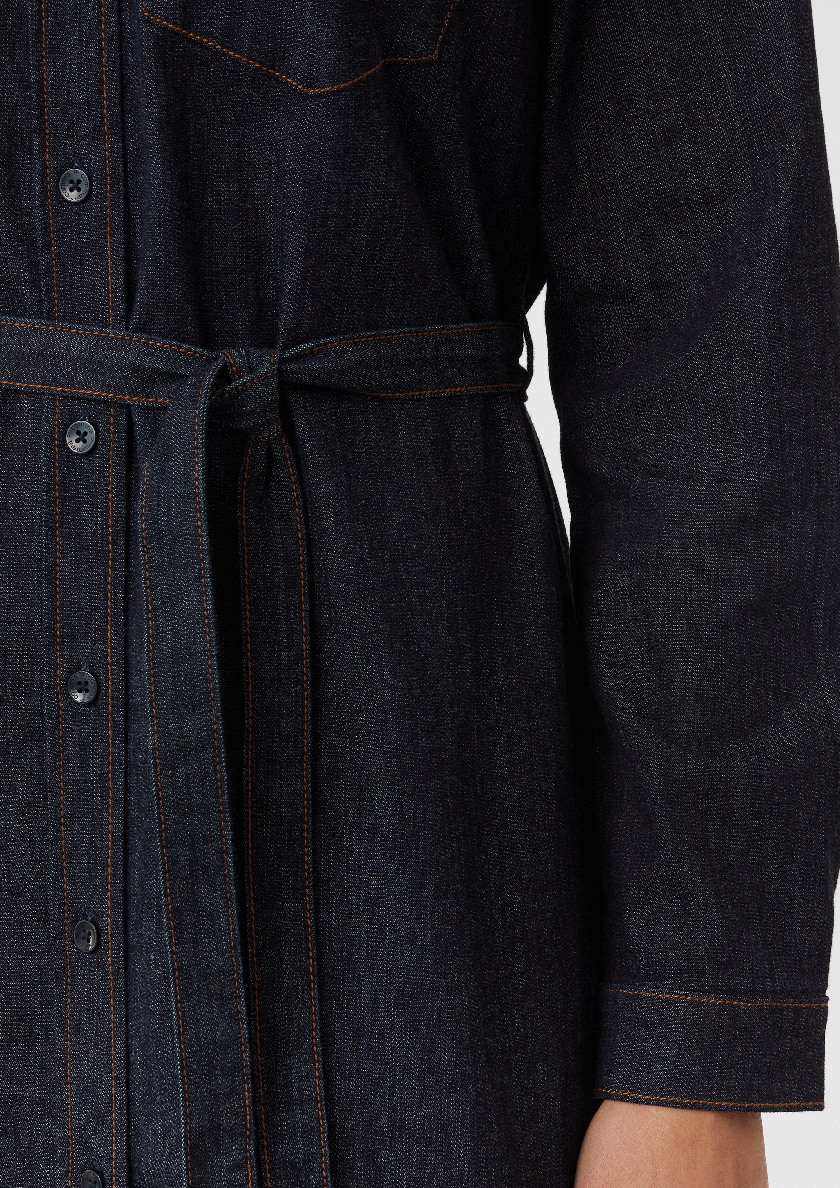comma Maxikleid Leichtes Denimkleid in Midilänge günstig online kaufen