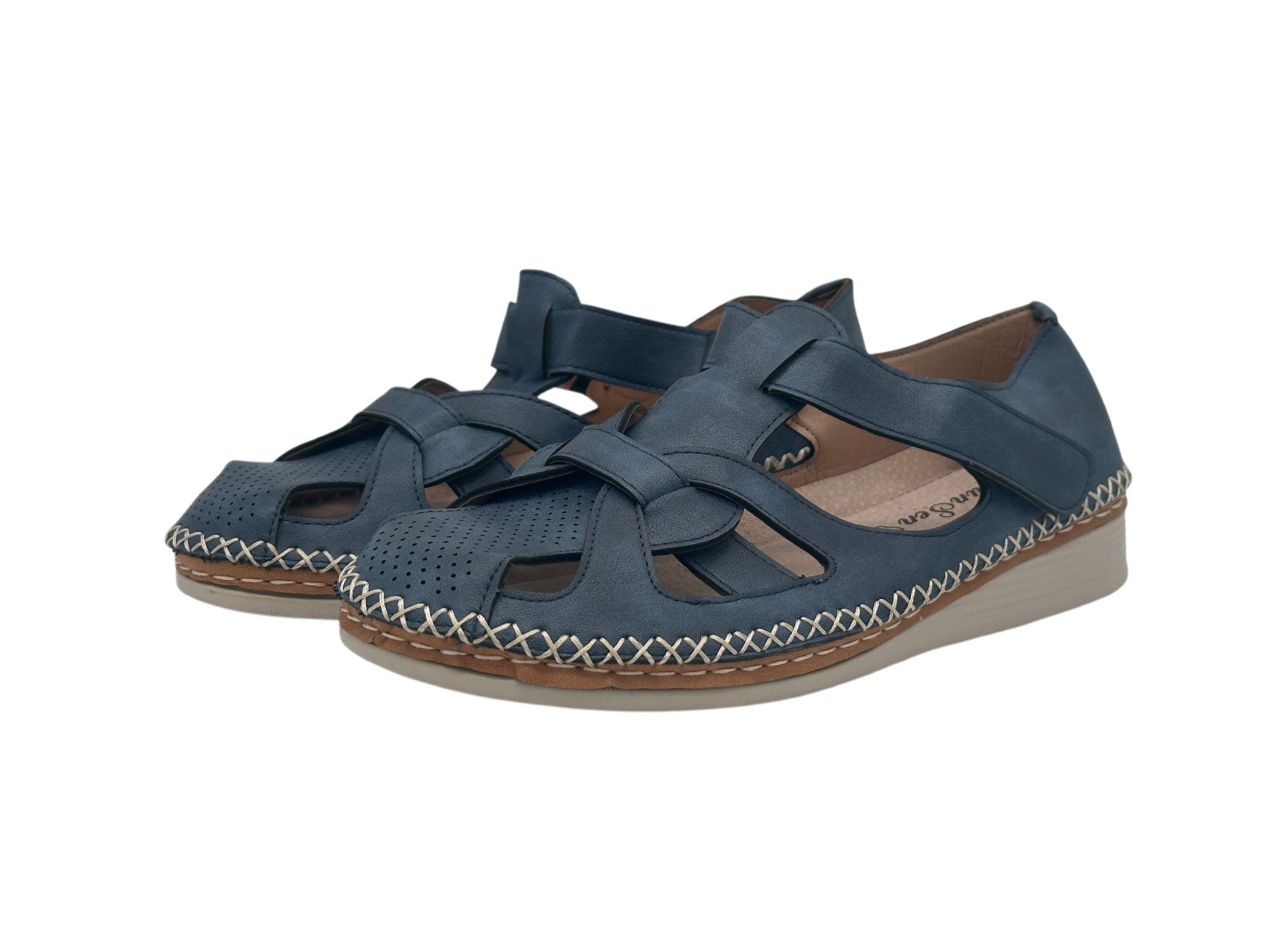 Nowaland Halboffene Damen Sandalen mit stabiler Passform und Komfortsohle Sandale Atmungsaktiv, stabiler Halt, weich und flexibel
