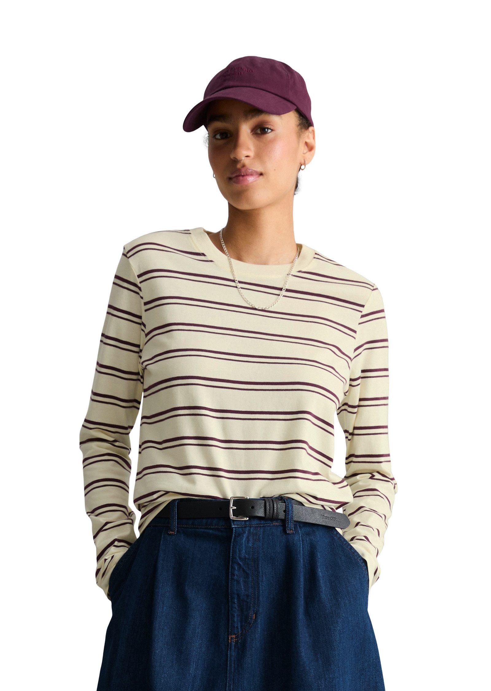Marc O'Polo DENIM Langarmshirt aus Organic Cotton