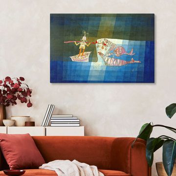 Posterlounge Leinwandbild Paul Klee, Sindbad, der Seefahrer, Malerei