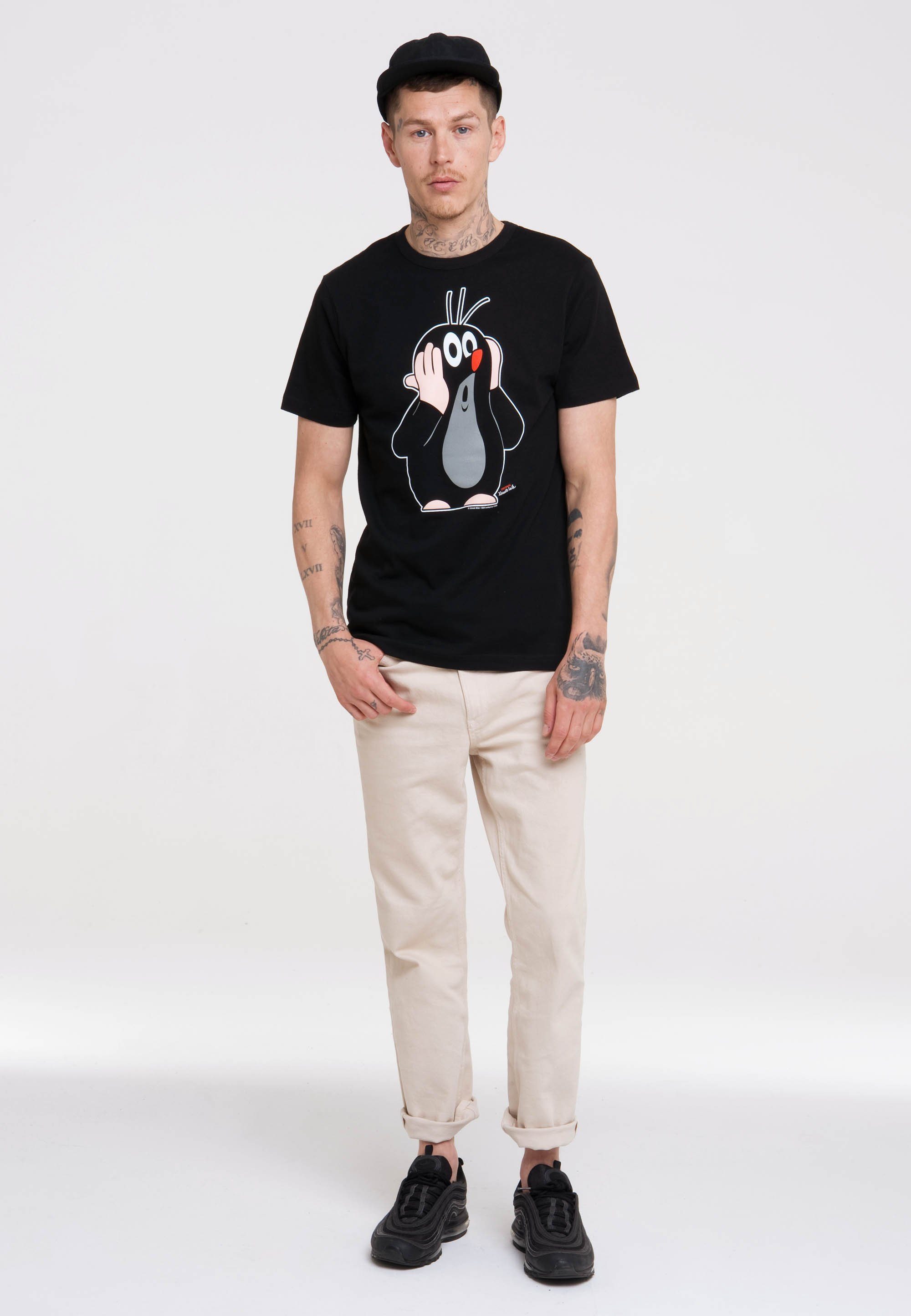 LOGOSHIRT T-Shirt Der kleine Maulwurf mit lizenziertem Print