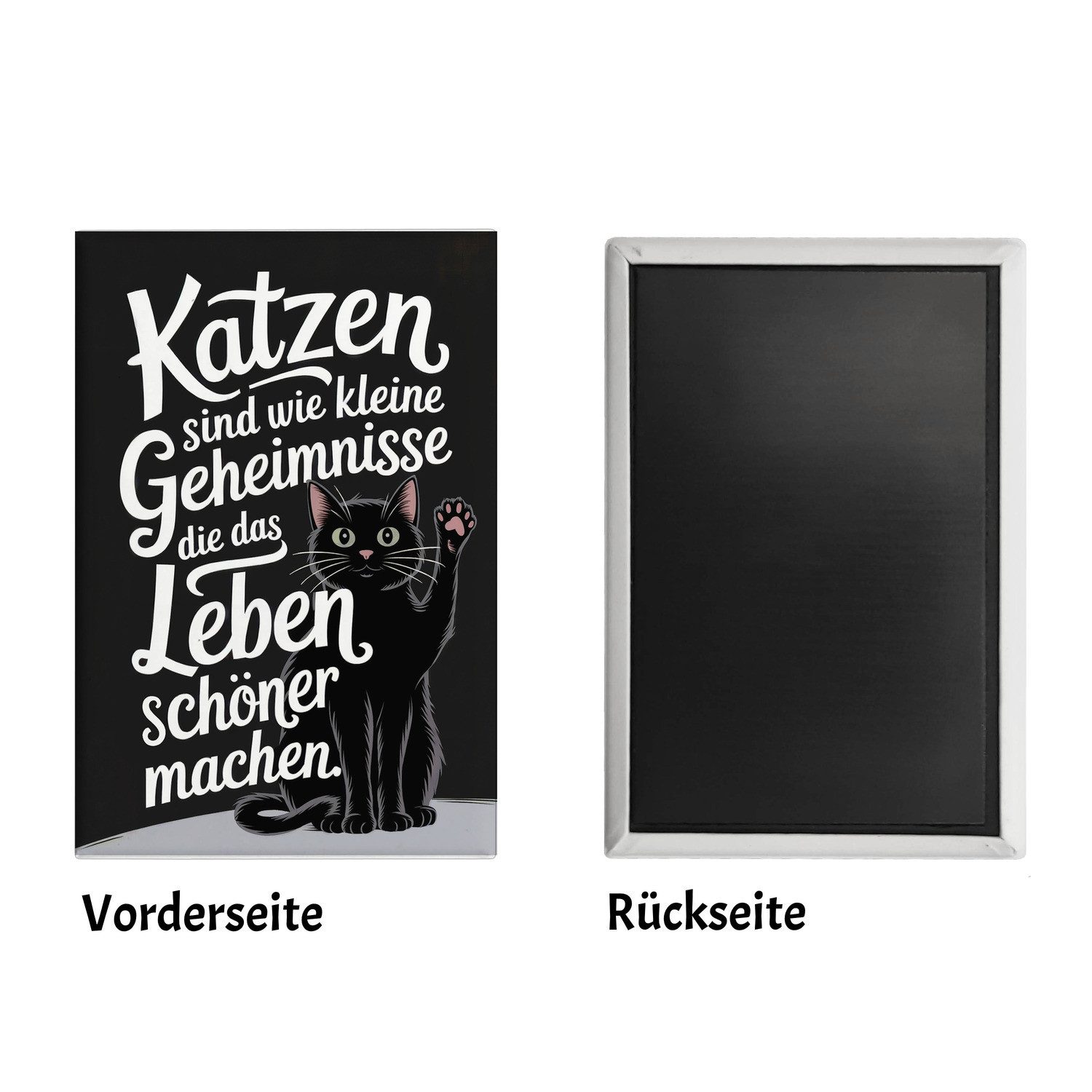 Thumbnail - speecheese Magnet Katzen machen das Leben schöner Souvenir Souvenir Magnet