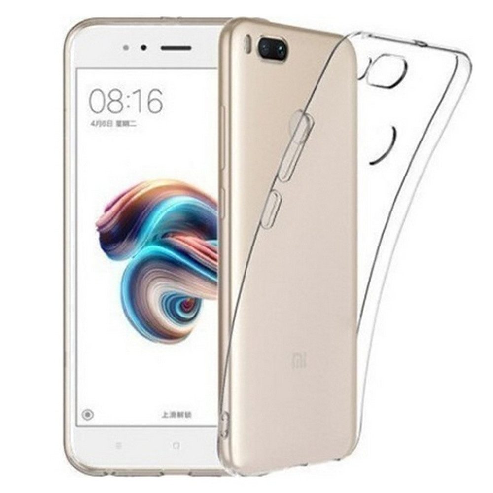 Handytasche Original TPU Handyhülle für Xiaomi Mi A1 Transparent Schutz SE03XIAMIA (Bumper)
