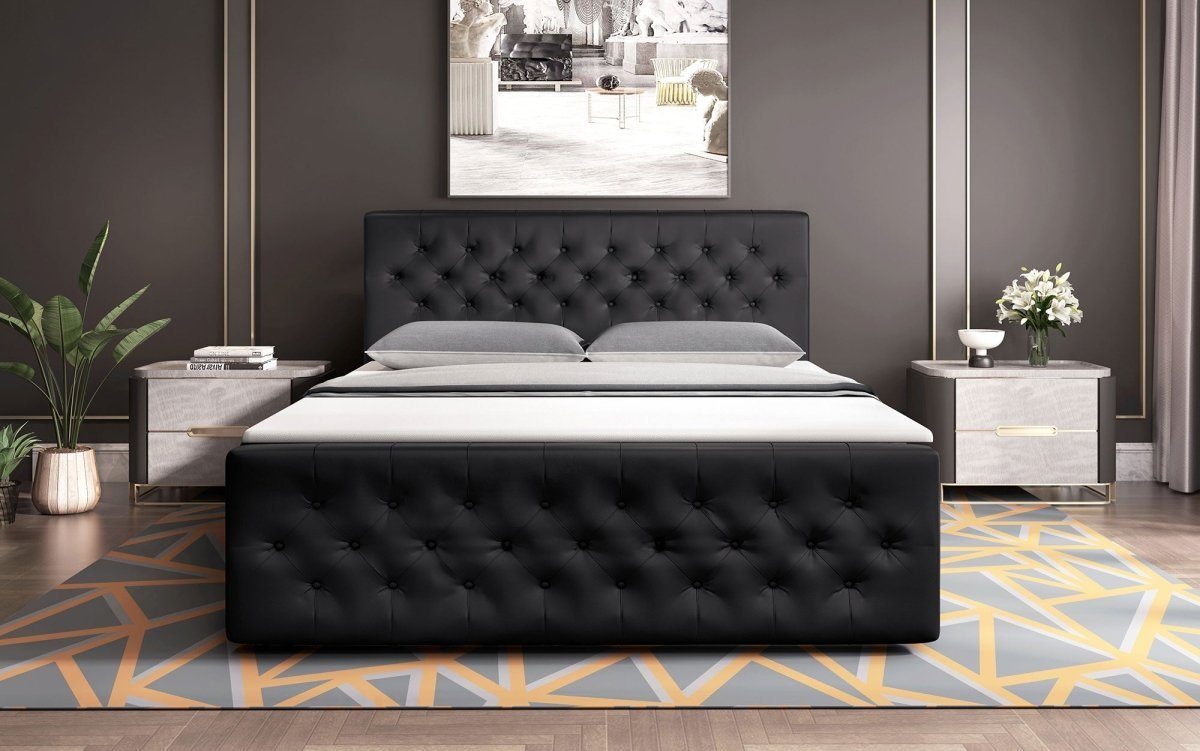 Luxusbetten24 Boxspringbett Bellissimo, mit 4 Schubladen günstig online kaufen