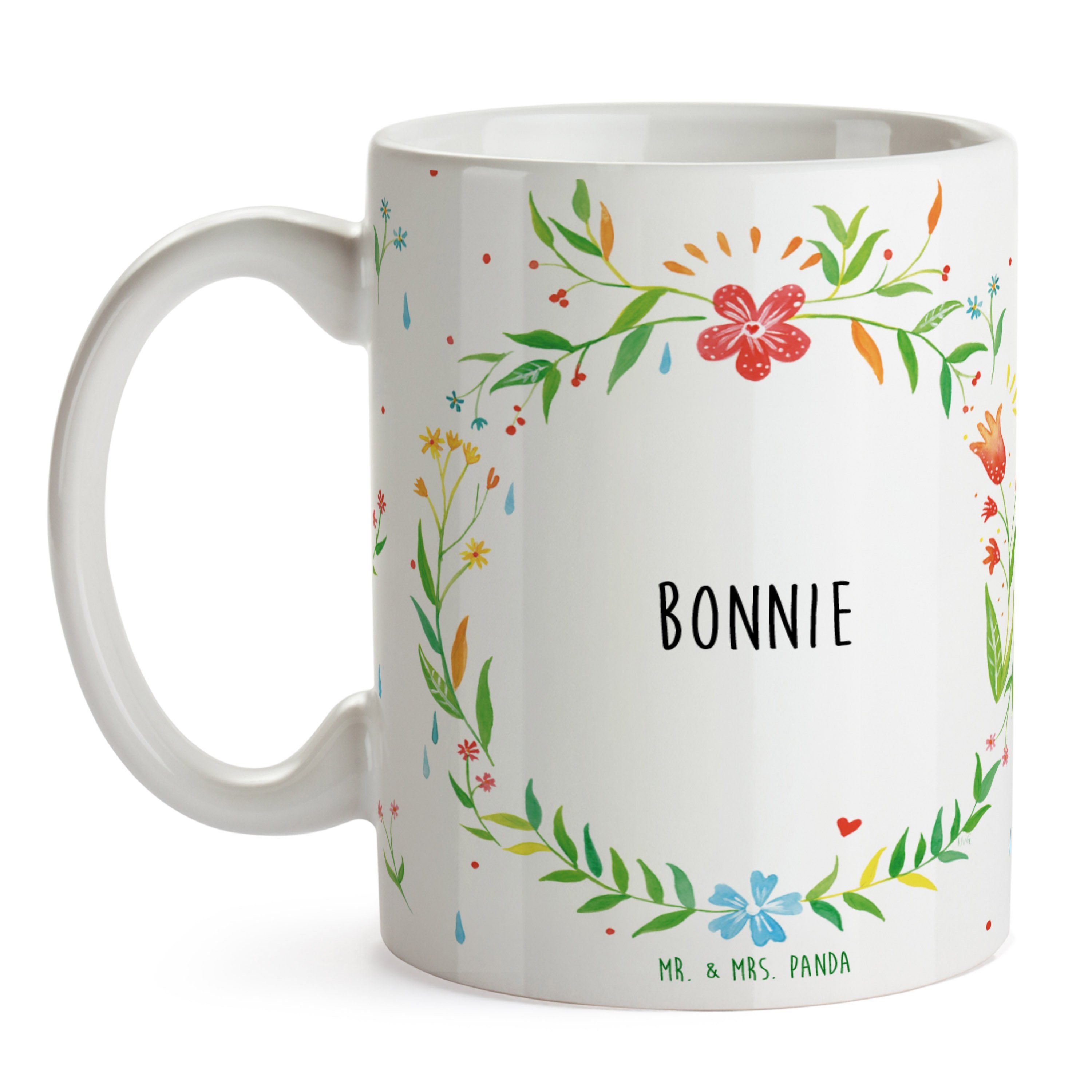 Tasse, Mr. Bonnie Panda Büro - Tasse Geschenk, Keramik Sp, Geschenk Keramiktasse, Mrs. Tasse, Tasse &
