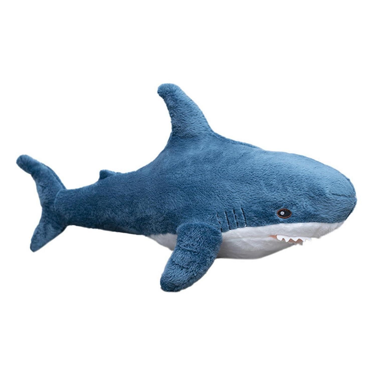 LuxusKollektion Kuscheltier Plüschtier Kuscheltier Hai Wal Wurfkissen Geschenk Kinder 40 cm Blau