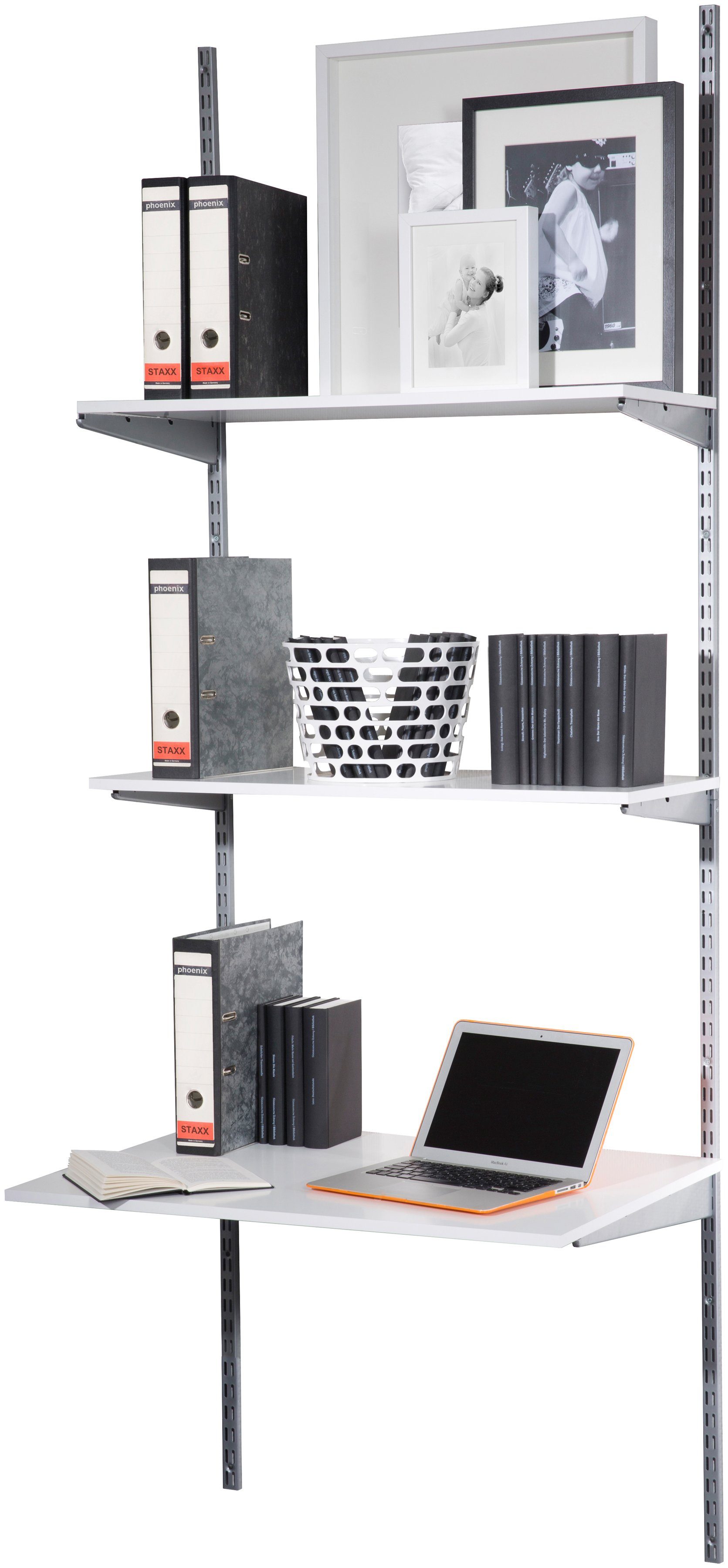 Phoenix Wandregal Staxx, B/H/T: 85/223/62 cm, 3 Fächer