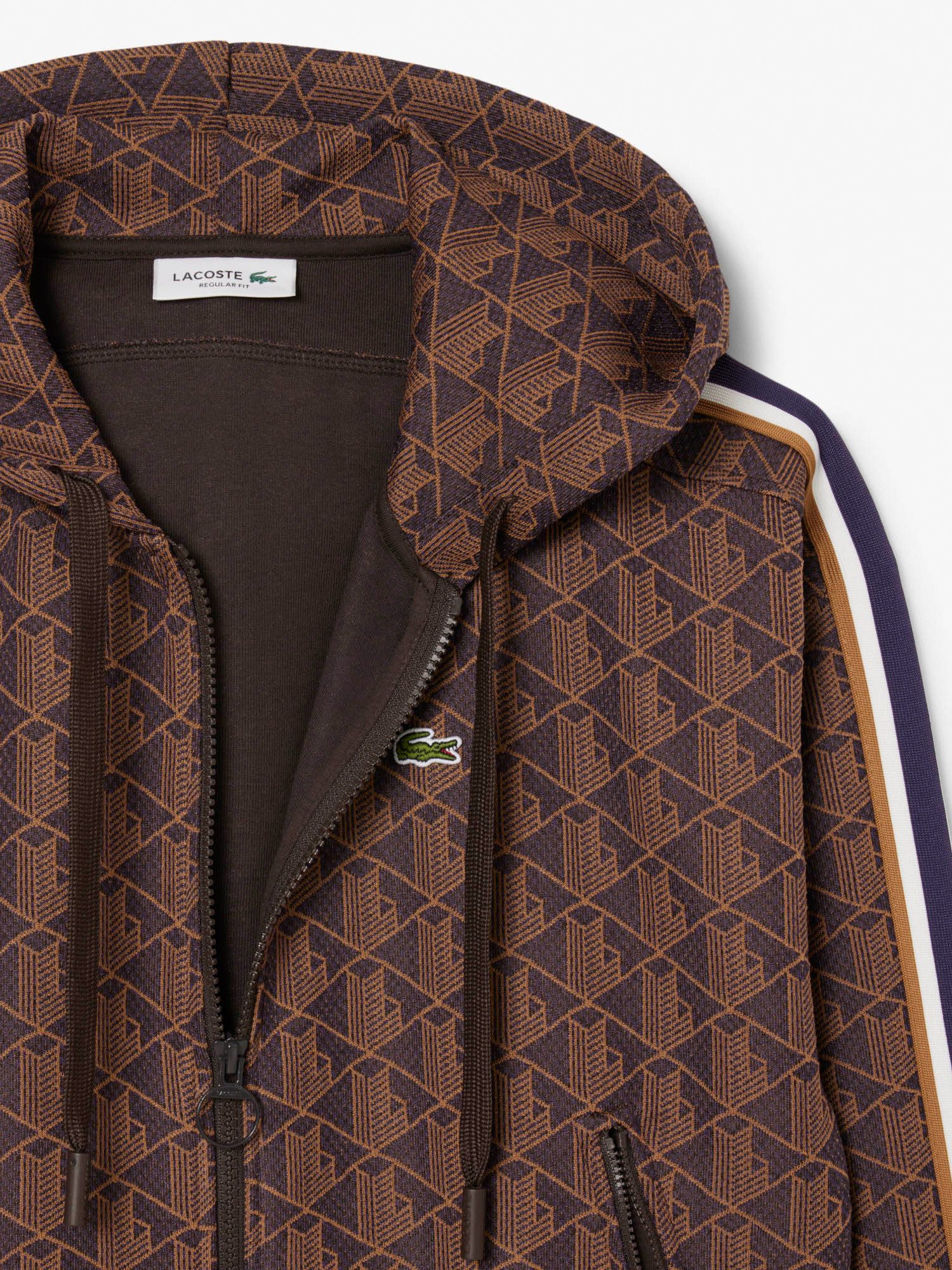 Lacoste Sweatjacke Lacoste Monogram Zip Hoodie günstig online kaufen