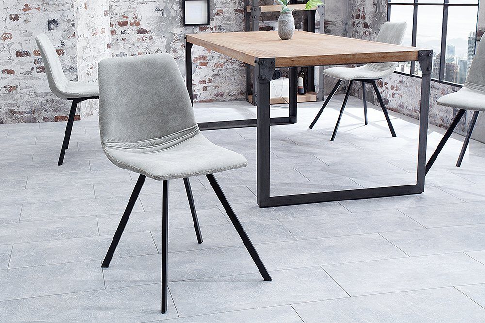 riess-ambiente Esszimmerstuhl AMSTERDAM CHAIR stone grau günstig online kaufen