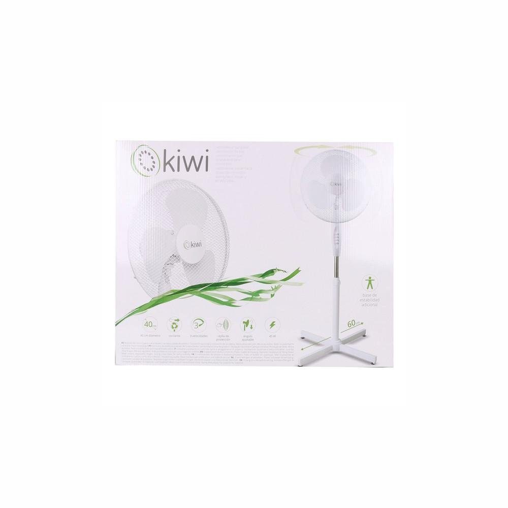 W 40 Bodenventilator Weiß Kiwi 45 Freistehender cm Bodenventilator Ventilator Kiwi Ø
