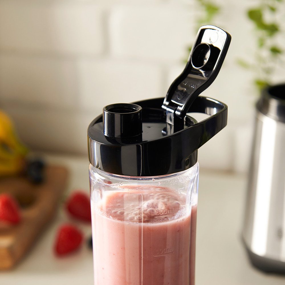 RUSSELL HOBBS Smoothie-Maker Mix & Go Smoothie Maker 23472-56, 300 W, 600 ml Mixbehälter, spülmaschinenf., Edelst., Power Motor 23.500 U/min – Bild 5 von 5
