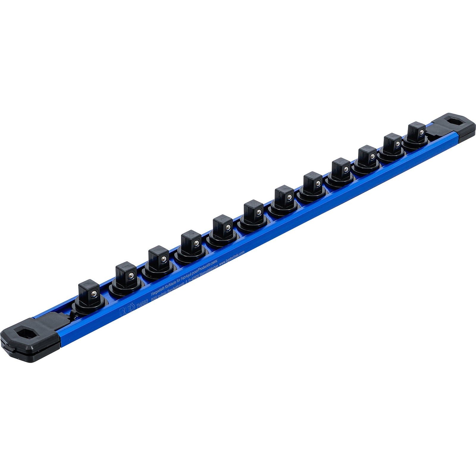 BGS Steckschlüssel BGS Halteschiene für 12 Steckschlüssel-Einsätze magnetisch für Antrieb