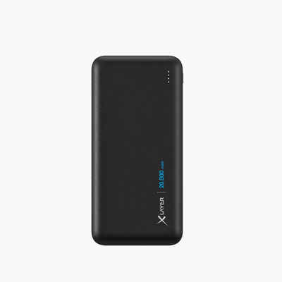 XLAYER Powerbank Solid 20000 mAh Akku schnelles Aufladen externes Ladegerät Powerbank