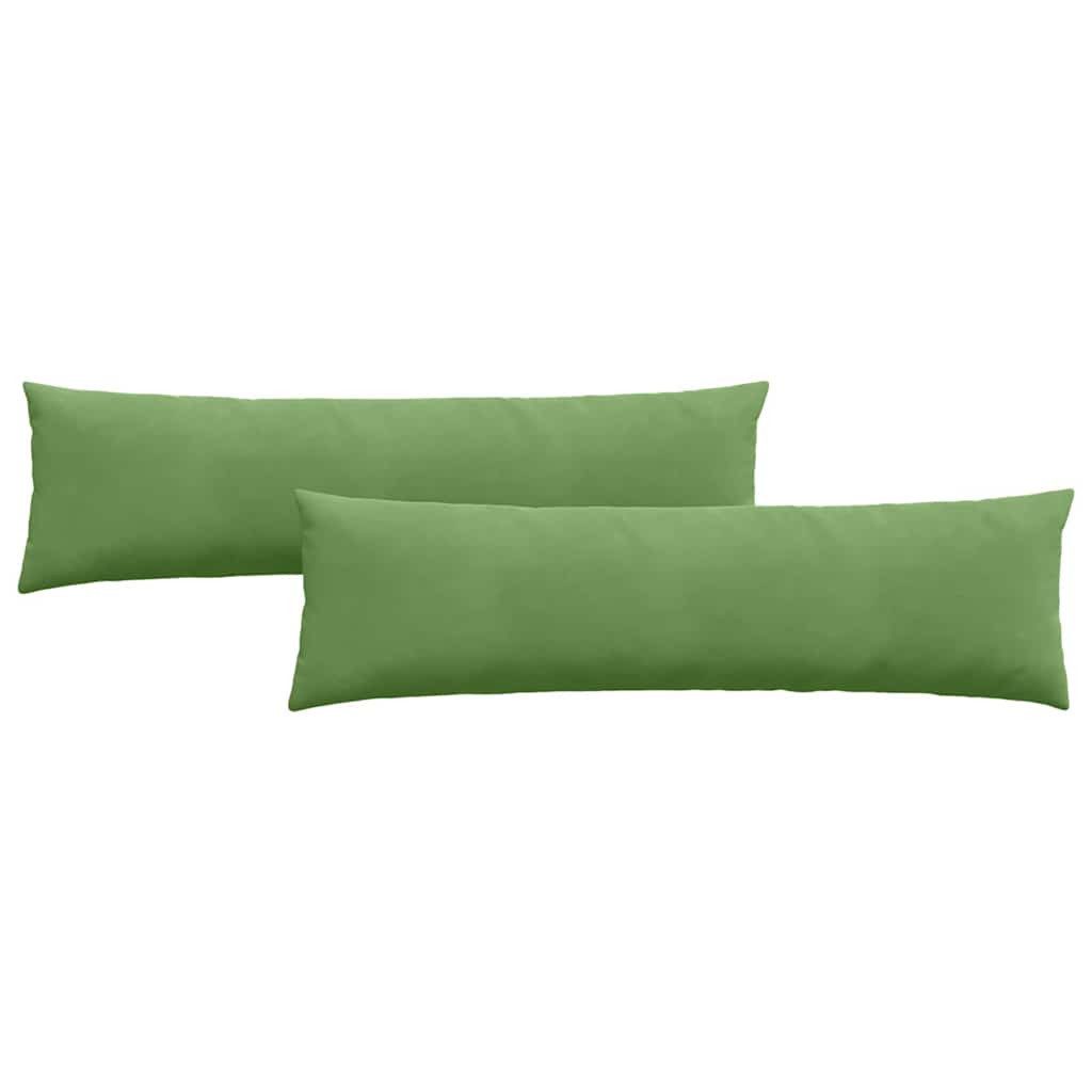 vidaXL Sitzauflage Sofakissen 2 Stück Hellgrün 145 x 40 cm Cordstoff, (2 St)