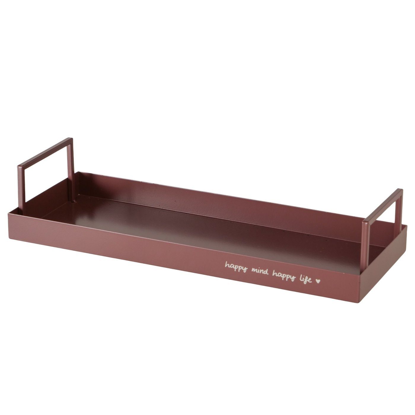 BOLTZE GRUPPE GmbH Tablett Boltze Tablett Mindful, 41cm, Metall 2083968, (1-tlg)