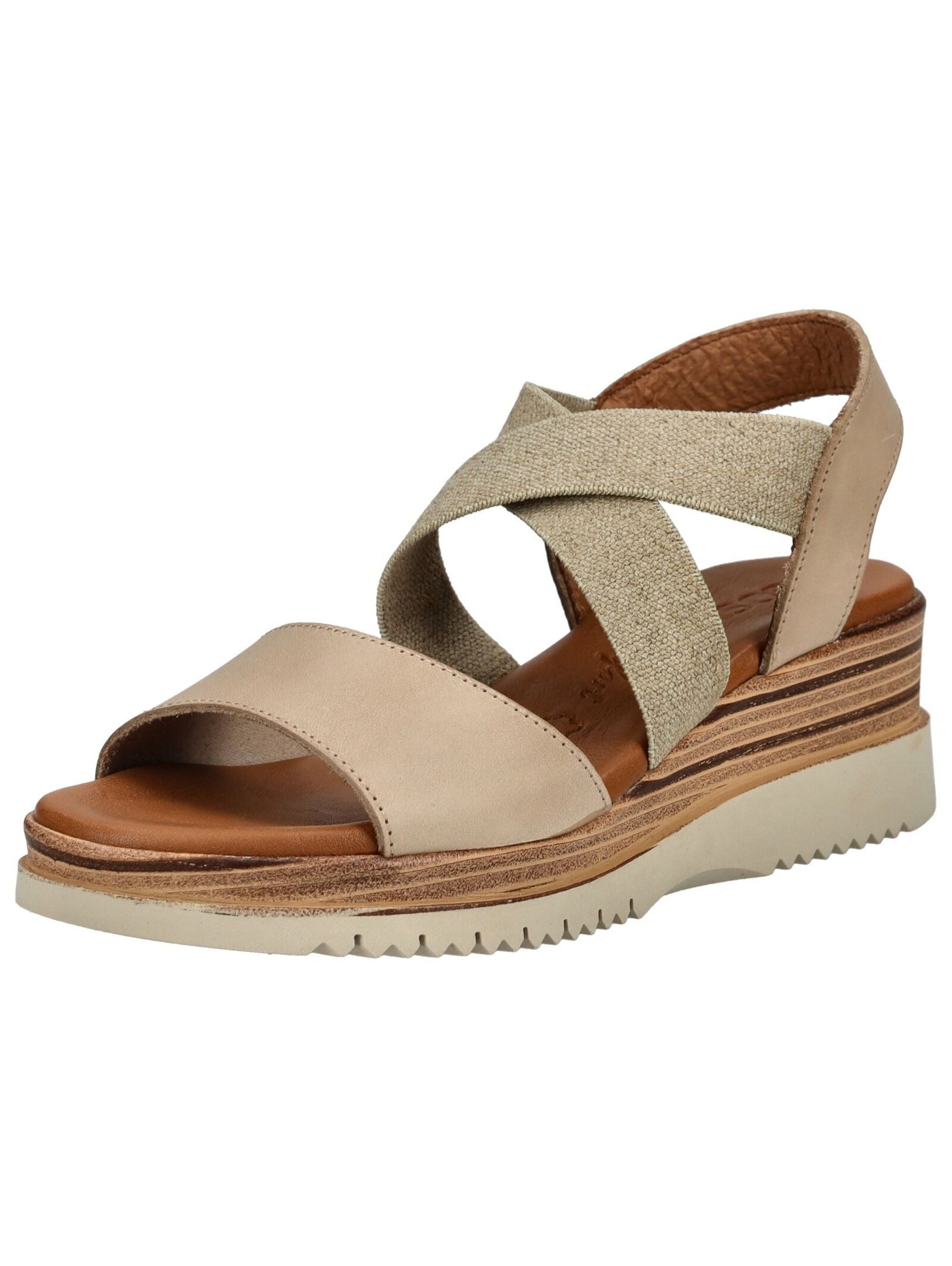 COSMOS Comfort Sandalen Leder Keilsandalette günstig online kaufen