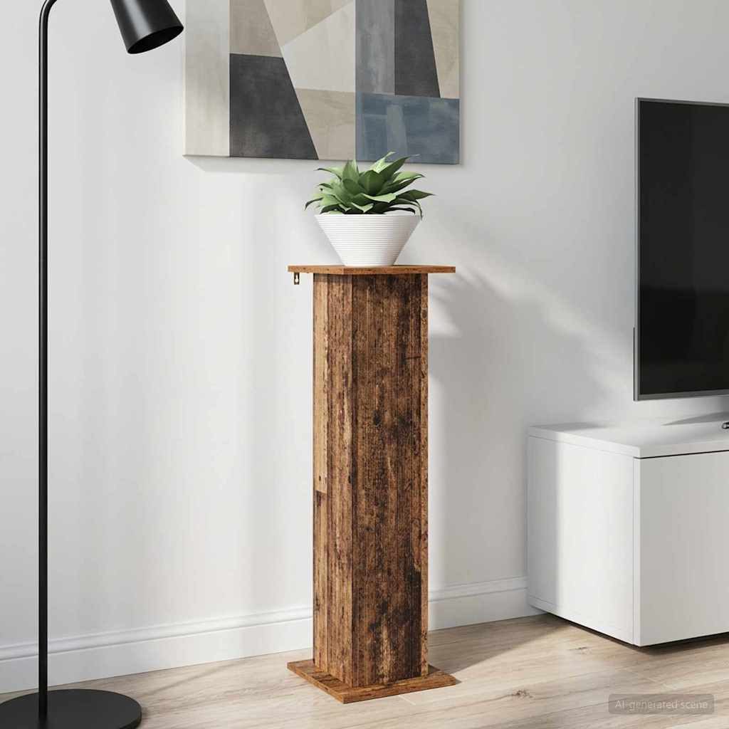 vidaXL Blumenständer Pflanzenständer Altholz 30,5 x 30 x 100,5 cm Holzwerkstoff (1 St)