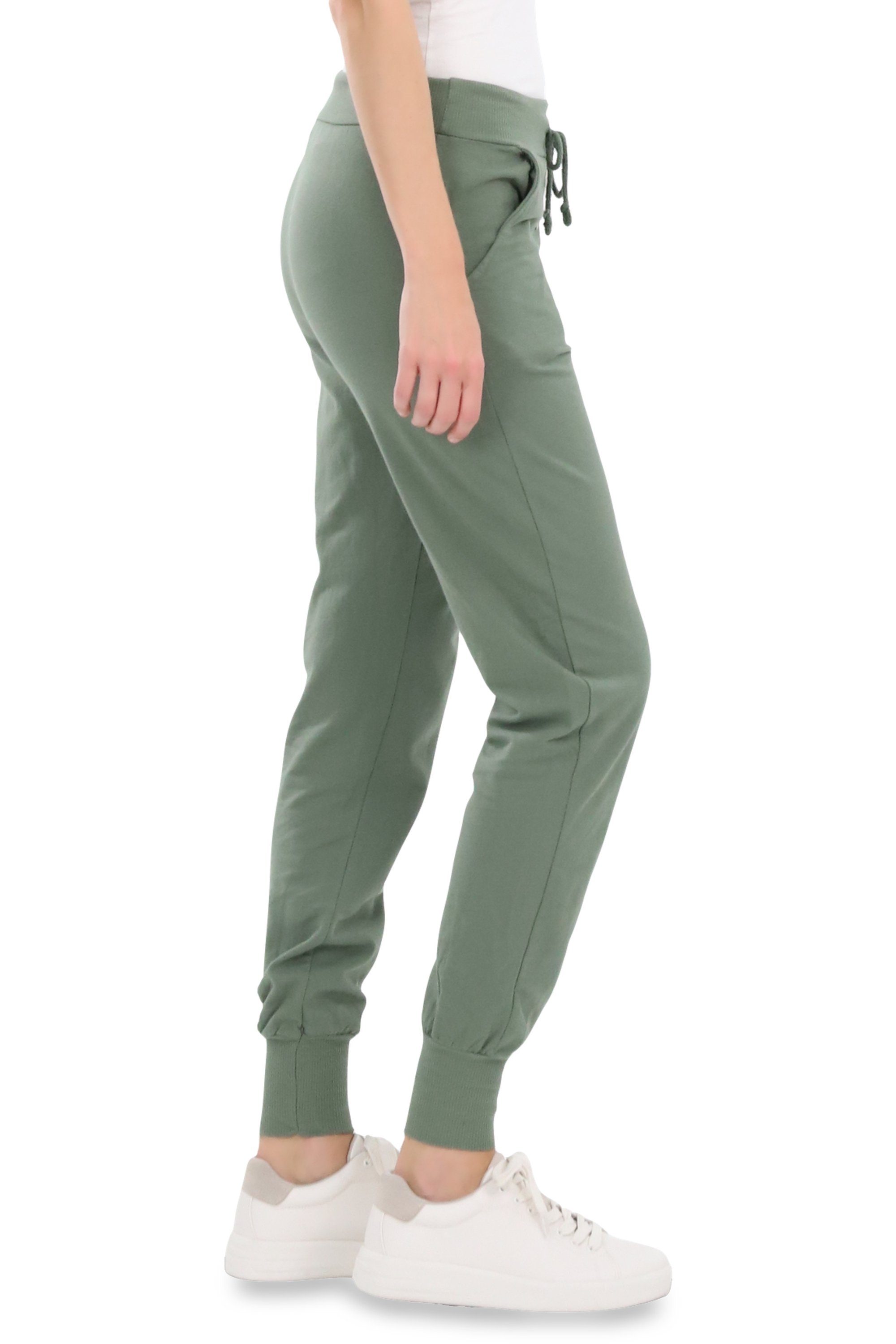 malito more than fashion Sweathose malito Damen Jogginghose im Classic Look, Sporthose in Unifarben, Jogging Hose Skinny Fit – Bild 2 von 5