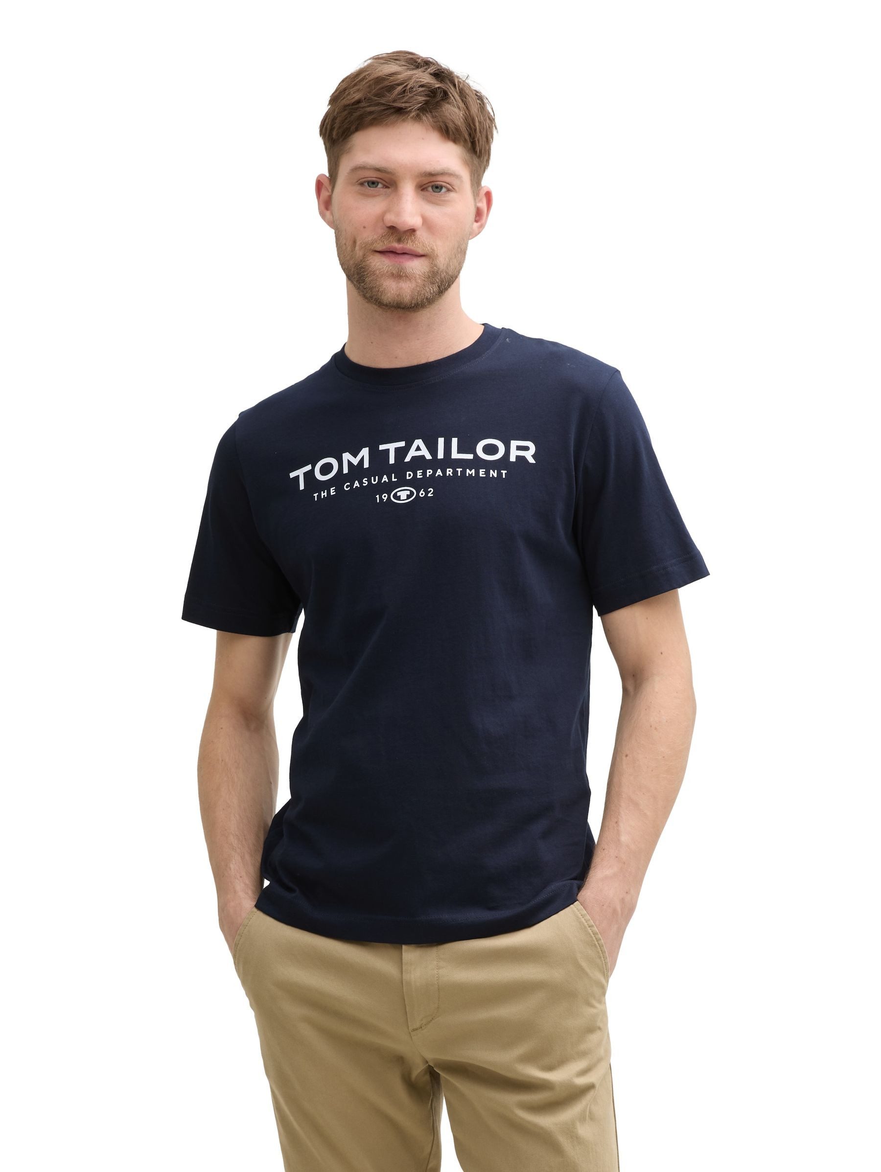 TOM TAILOR T-Shirt 2er-SET Klassischer Schnitt günstig online kaufen