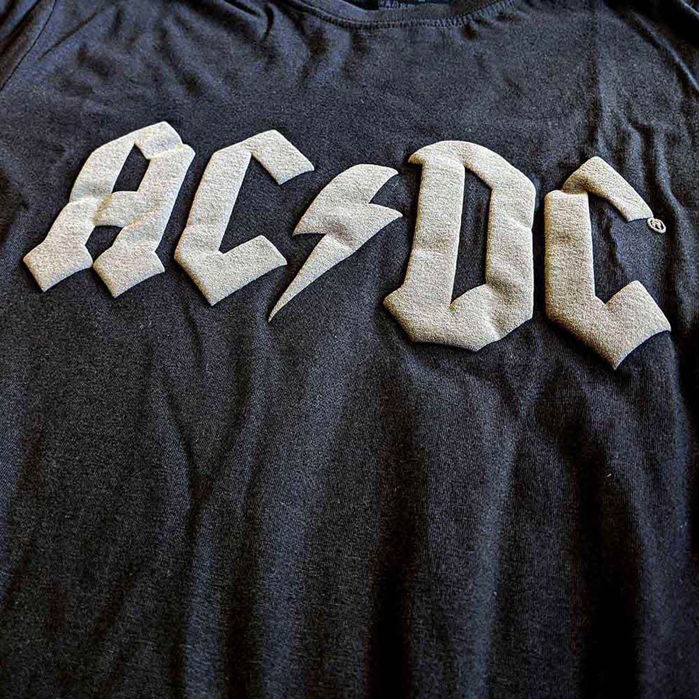 AC/DC T-Shirt Hi-Build Logo günstig online kaufen