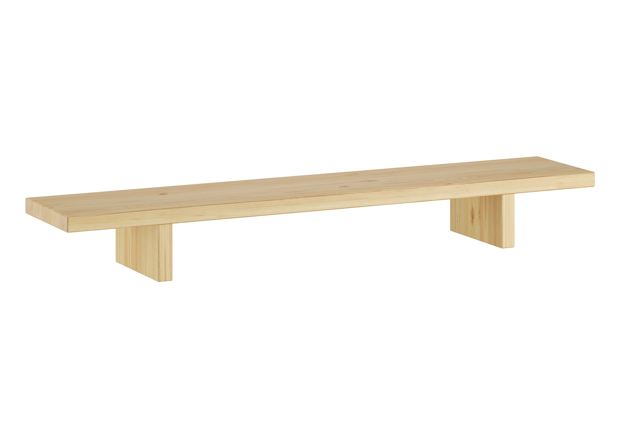 ERST-HOLZ Wandregal Tischablage Monitorständer Tischerhöhung Kiefer günstig online kaufen