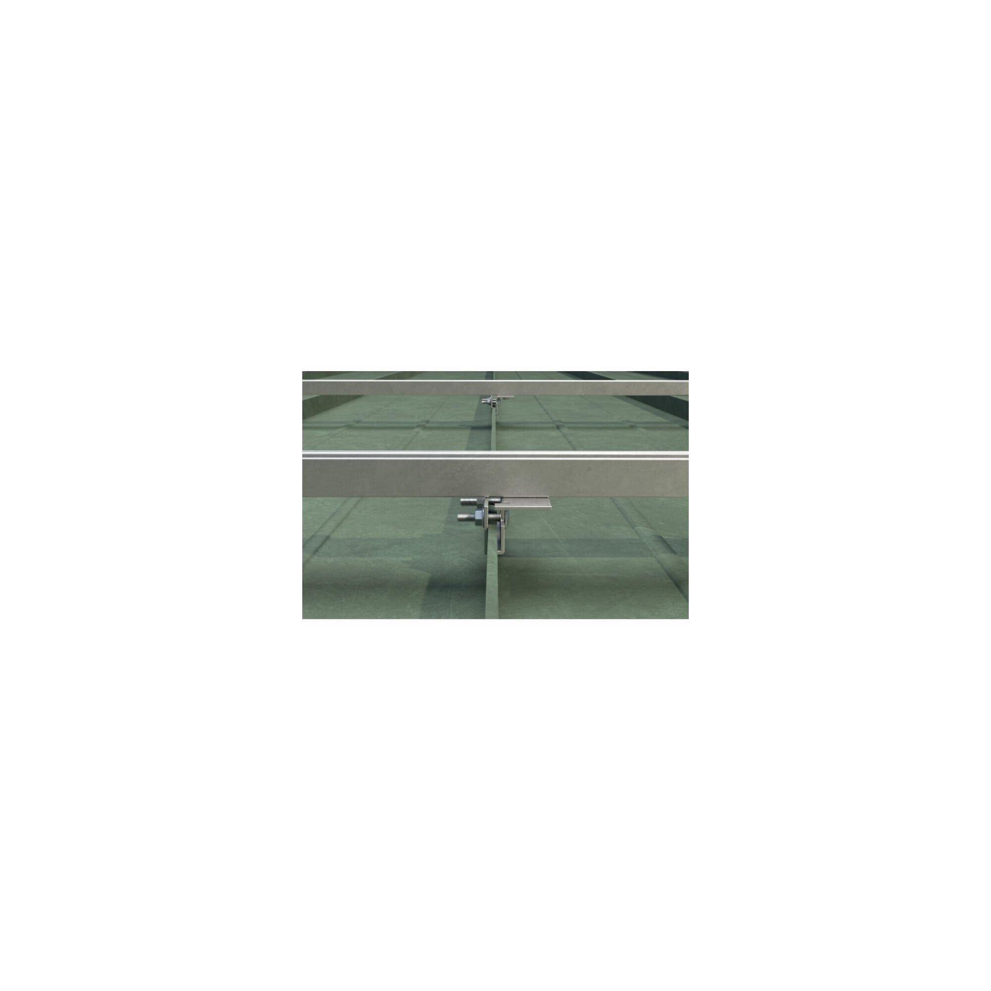 fischer U-Schiene fischer Profil SolarFish H33 4.850 AL 10 Stk