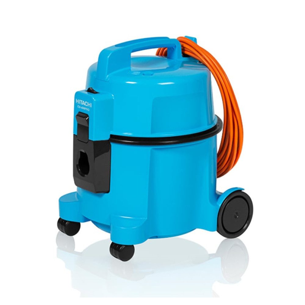 Hitachi Bodenstaubsauger CV-400 PRO LB, beutellos, 7,5L Tank, HEPA, 13m Radius, 880 W, beutellos, 13 m Aktionsradius, Möbel- und Kantenschutz, 7,5 Liter Staubtank