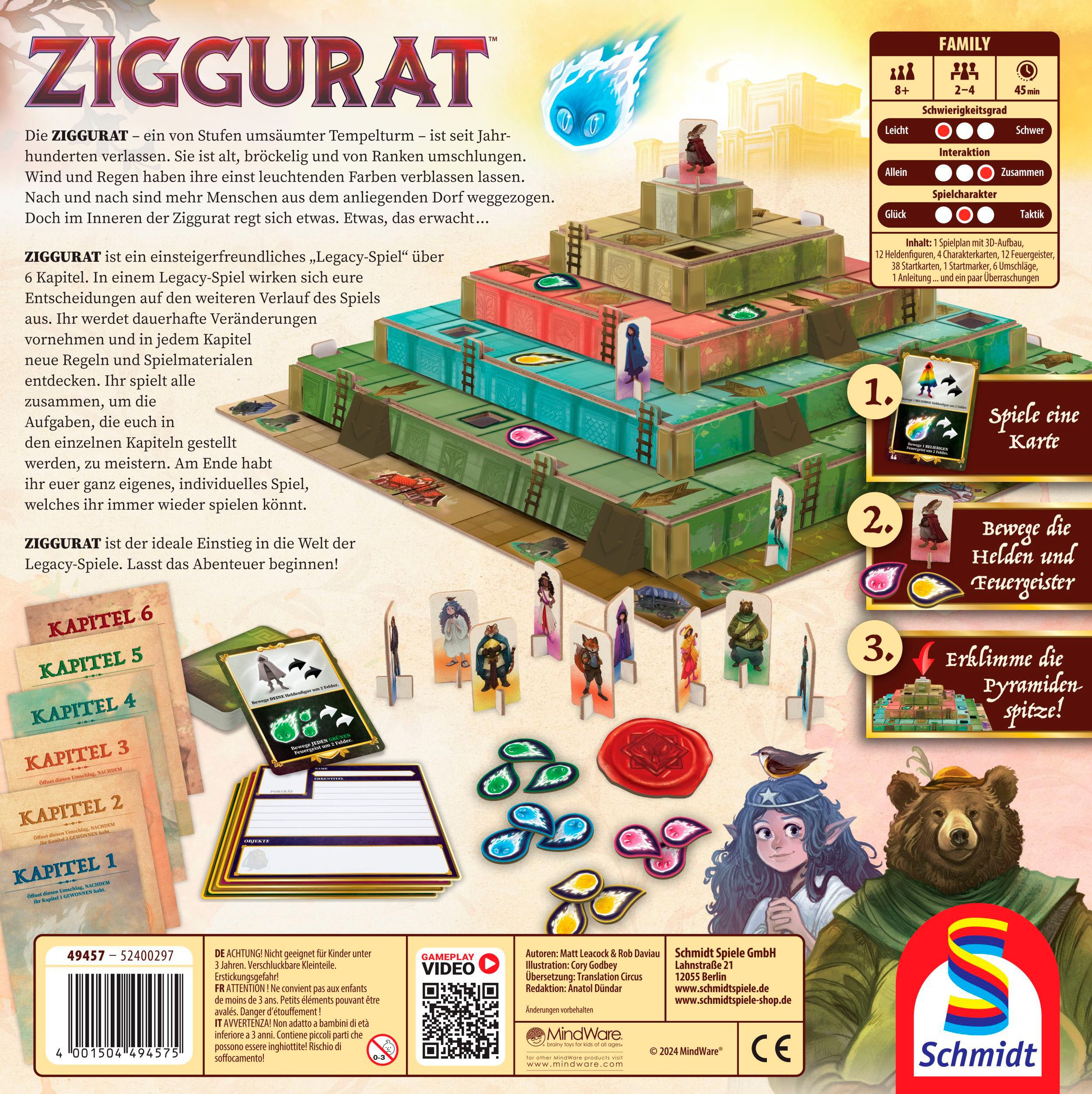 Schmidt Spiele Spiel Ziggurat, Familienspiel
