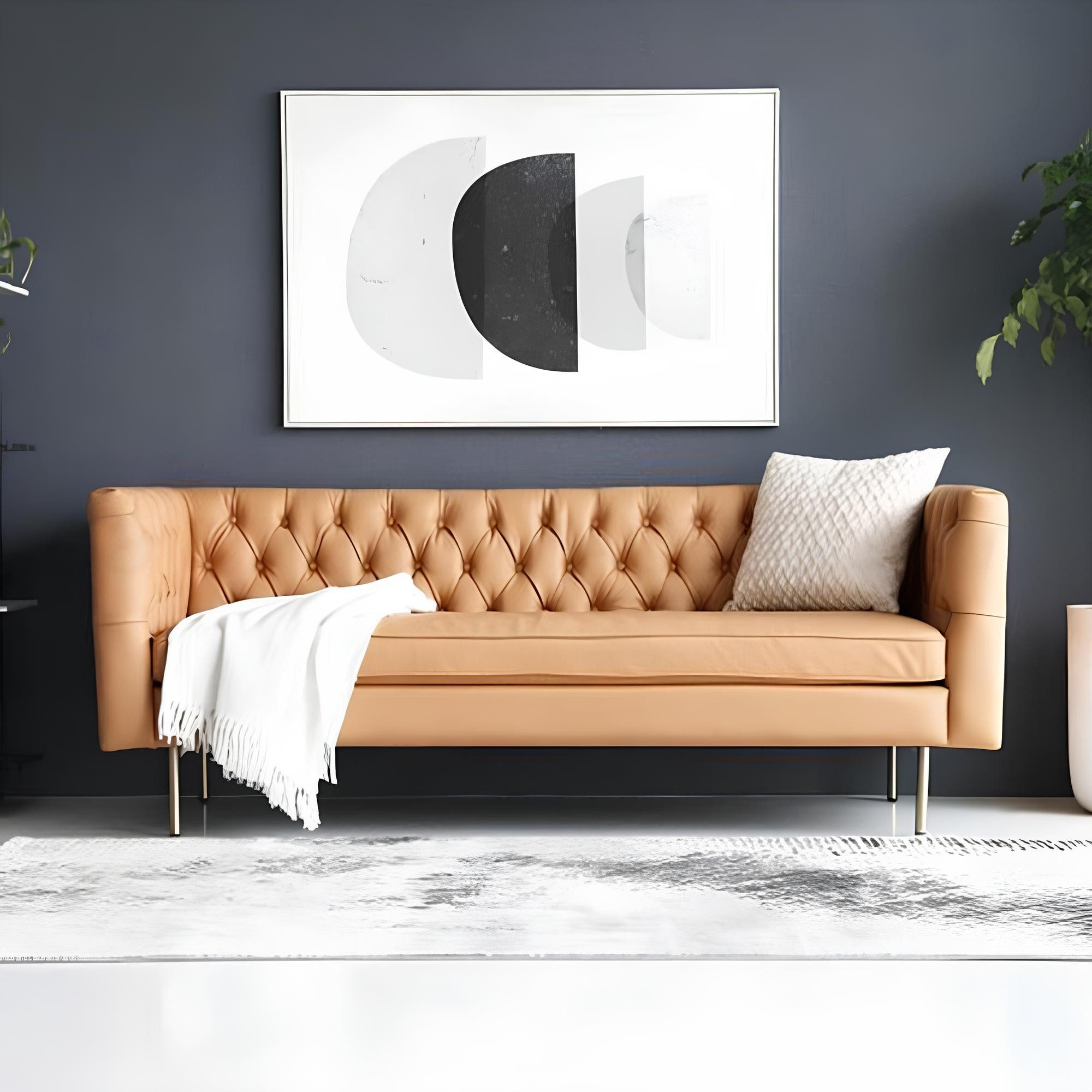 Xlmoebel Chesterfield-Sofa Hochwertiges Stoff-Sofa Chesterfield Couch Luxus Polstermöbel 3-Sitzer, Hergestellt in Europa