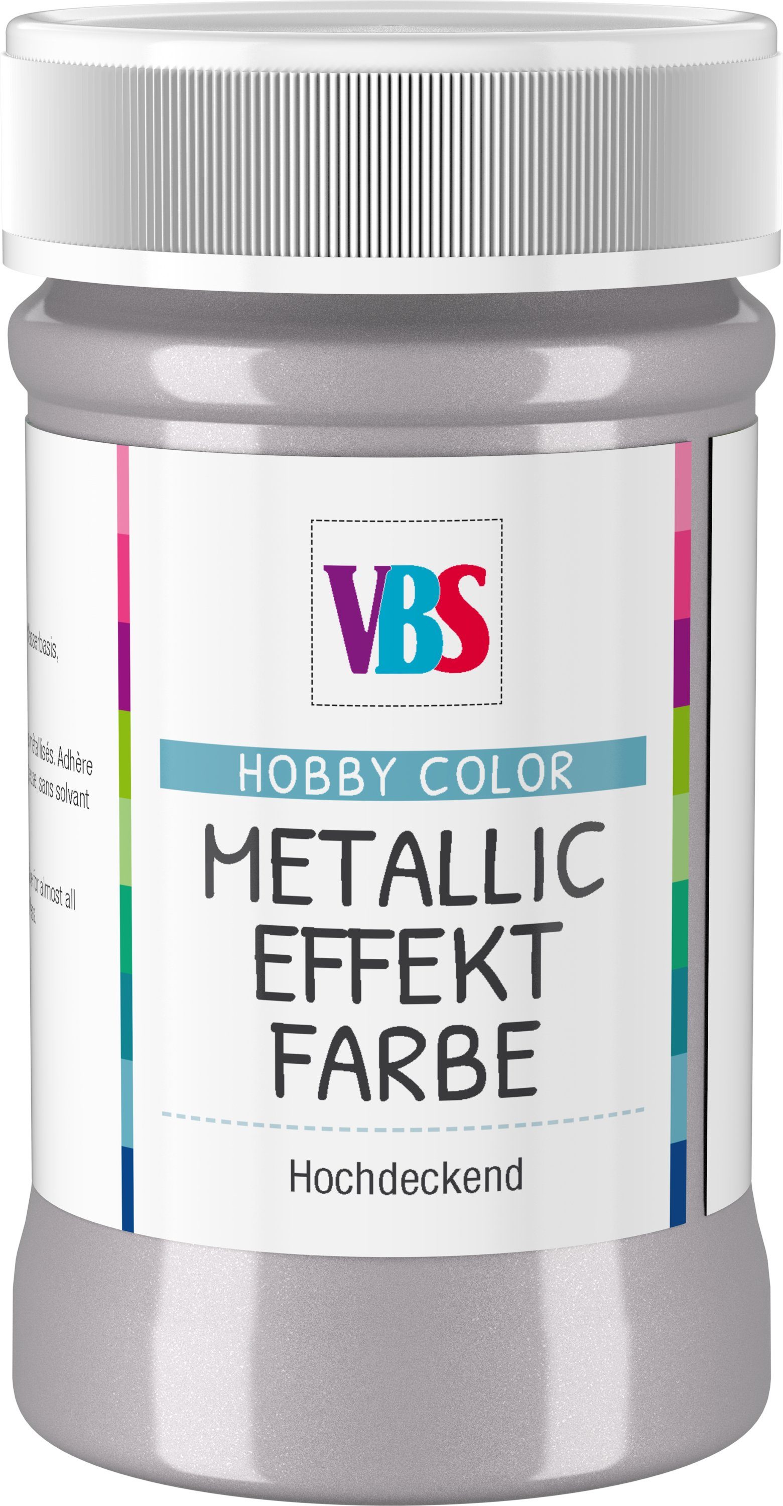 Metallglanzfarbe, VBS 100 Silber ml