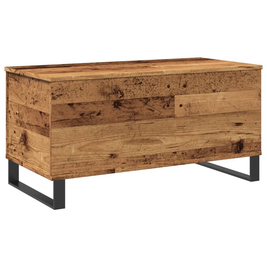 vidaXL Couchtisch NA Couchtisch Altholz-Optik 90x44,5x45 cm Spanplatte Beistelltisch