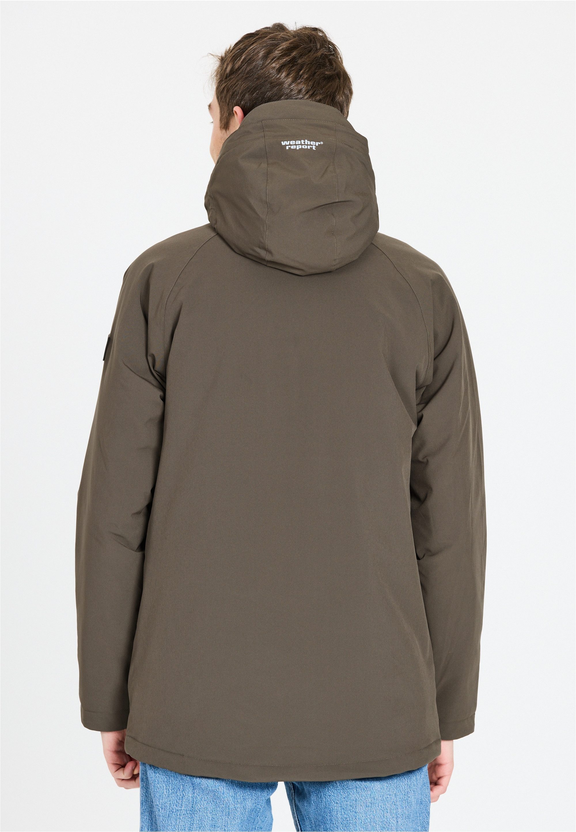 WEATHER REPORT Outdoorjacke Brennt mit wasserabweisender Membran