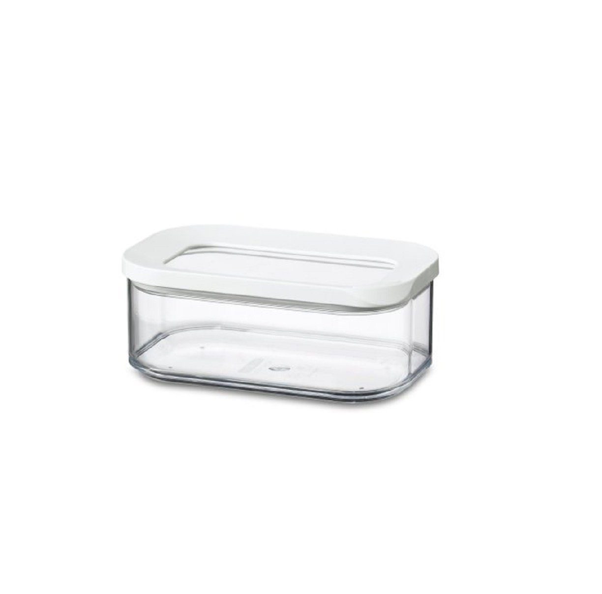 Mepal Vorratsdose Modula Vorratsdose, Kunststoff, 425 ml, transparent/weiß (4 Stück), Styrol-Acrylnitril (SAN), Polyethylen (PE)