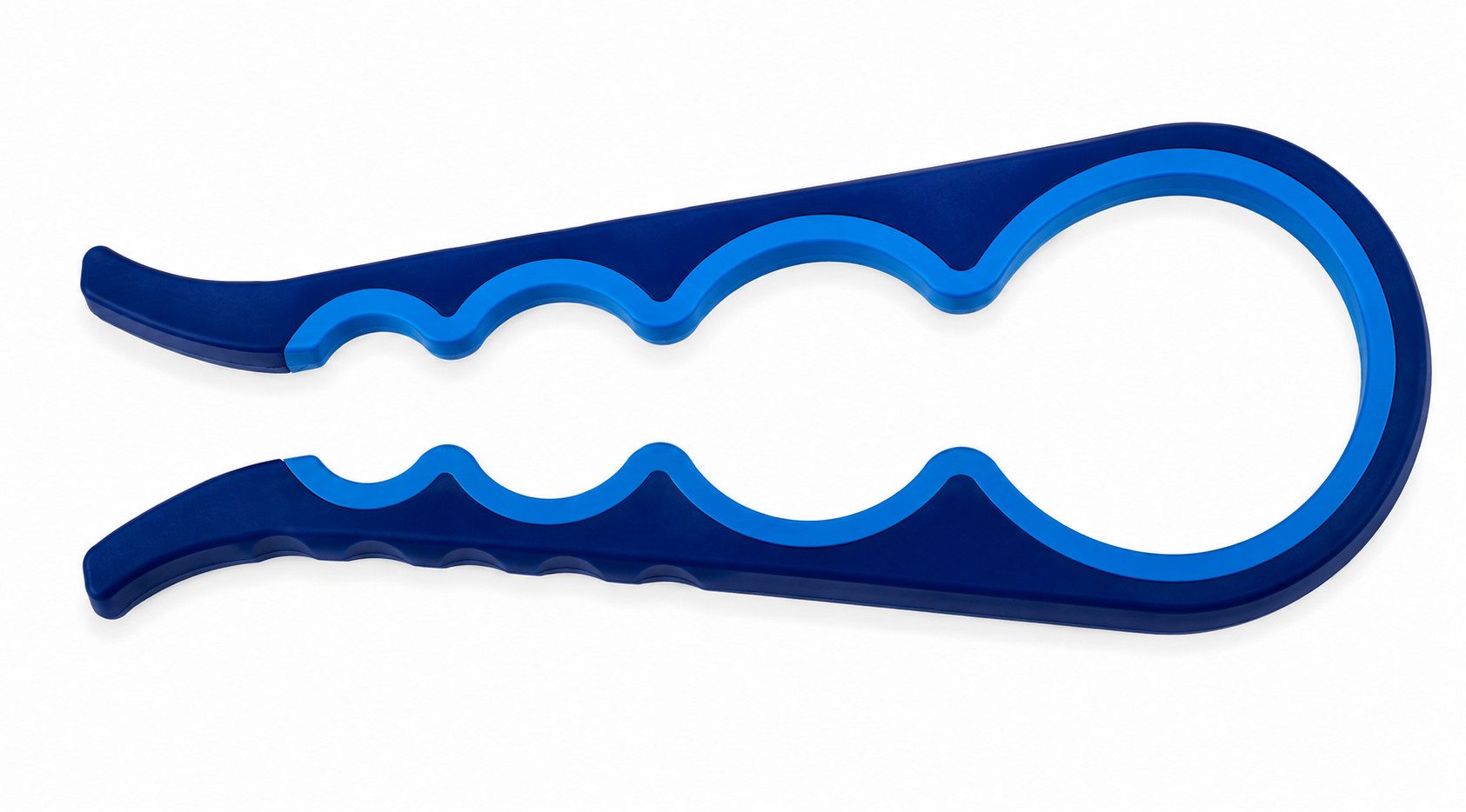 HH-Haushalt Flaschenöffner Flaschen + Dosenöffner Multifunktion 4 in 1 Blau