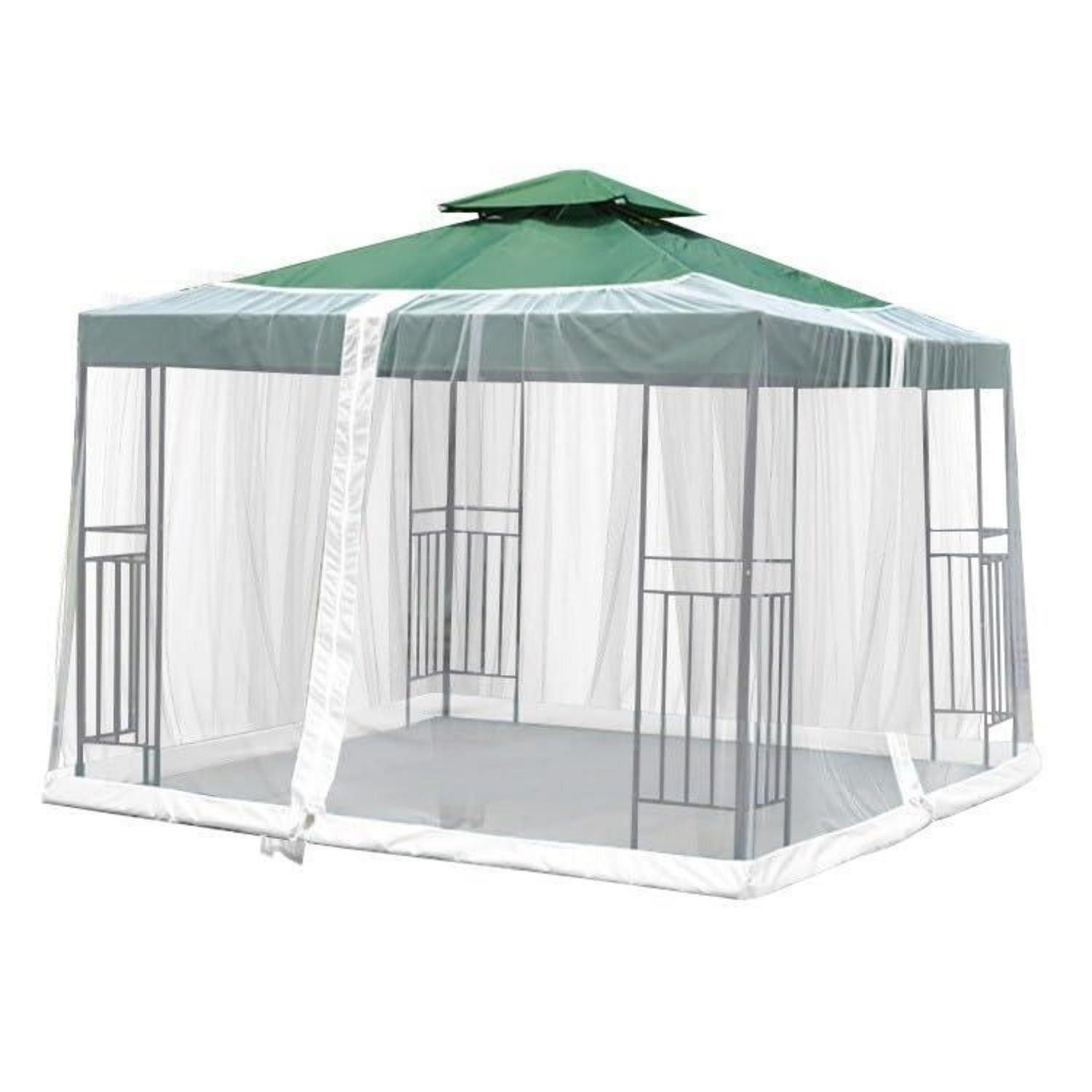 LuxusKollektion Moskitonetz Terrassenschirm-Moskitonetz 300x300x230cm Weiss