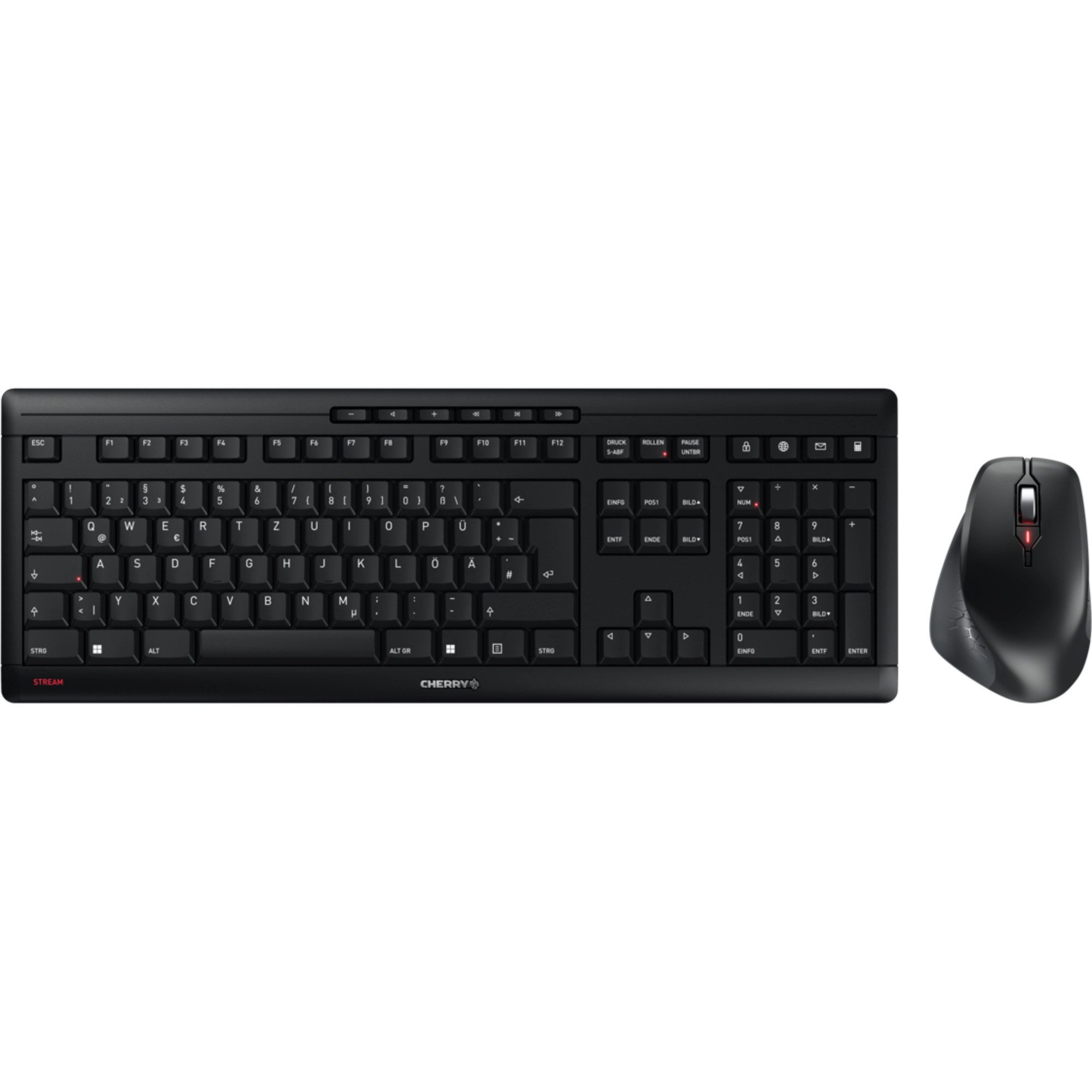 Cherry CHERRY STREAM DESKTOP COMFORT, Desktop-Set Tastatur- und Maus-Set