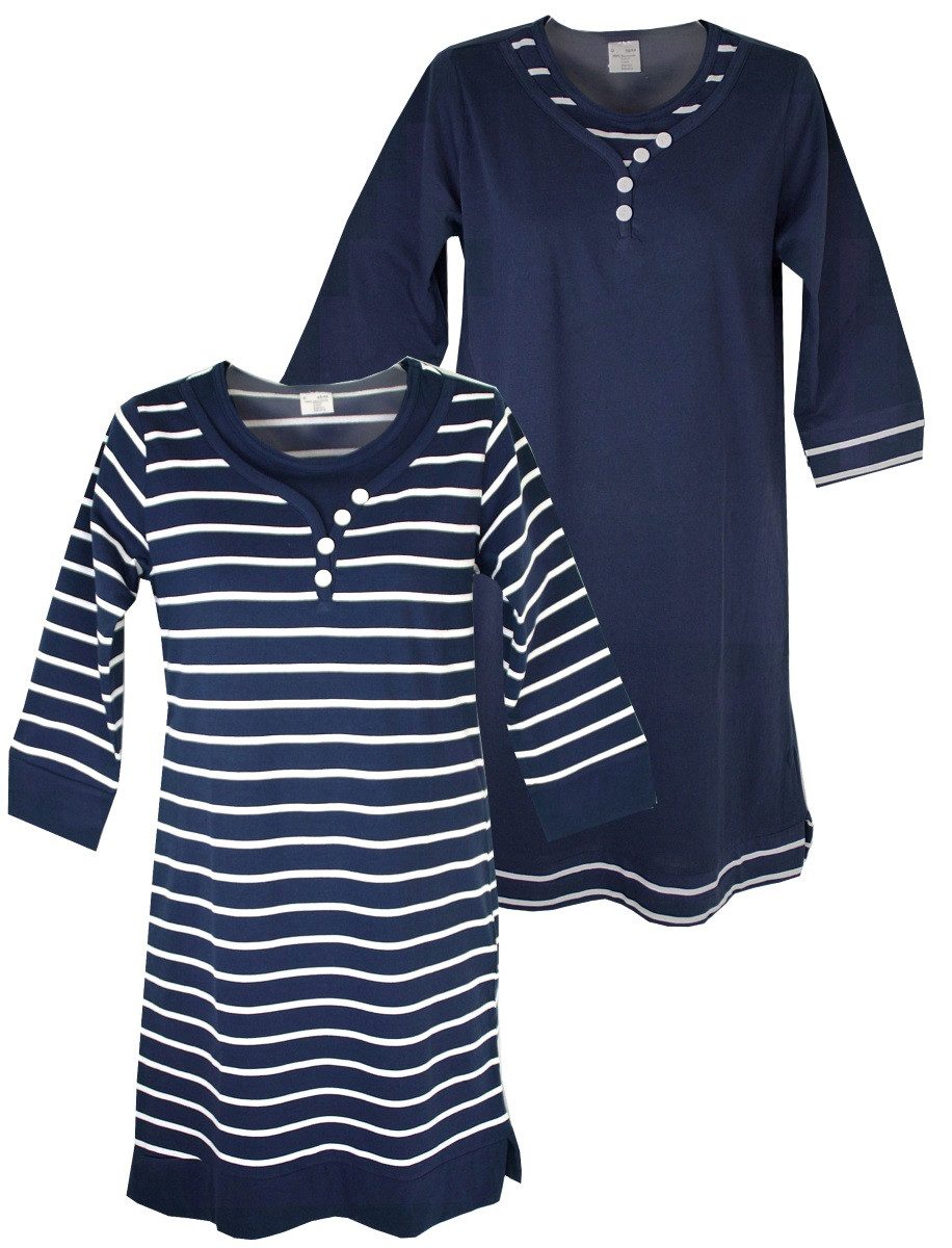 Consult-Tex Nachthemd Damen Nachthemd 2 Stück Packung DW725/726 (Spar-Set, günstig online kaufen