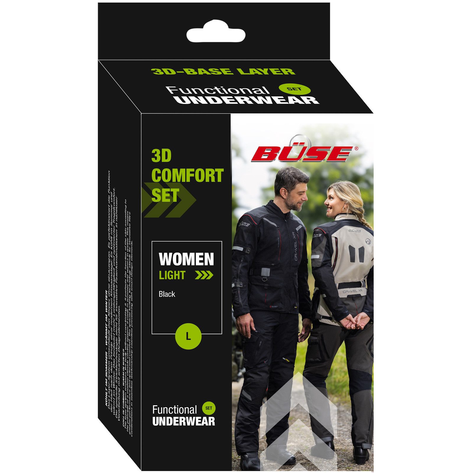 Büse Funktionsunterhemd Büse 3D Comfort Funktionsset Schwarz (Packung) günstig online kaufen