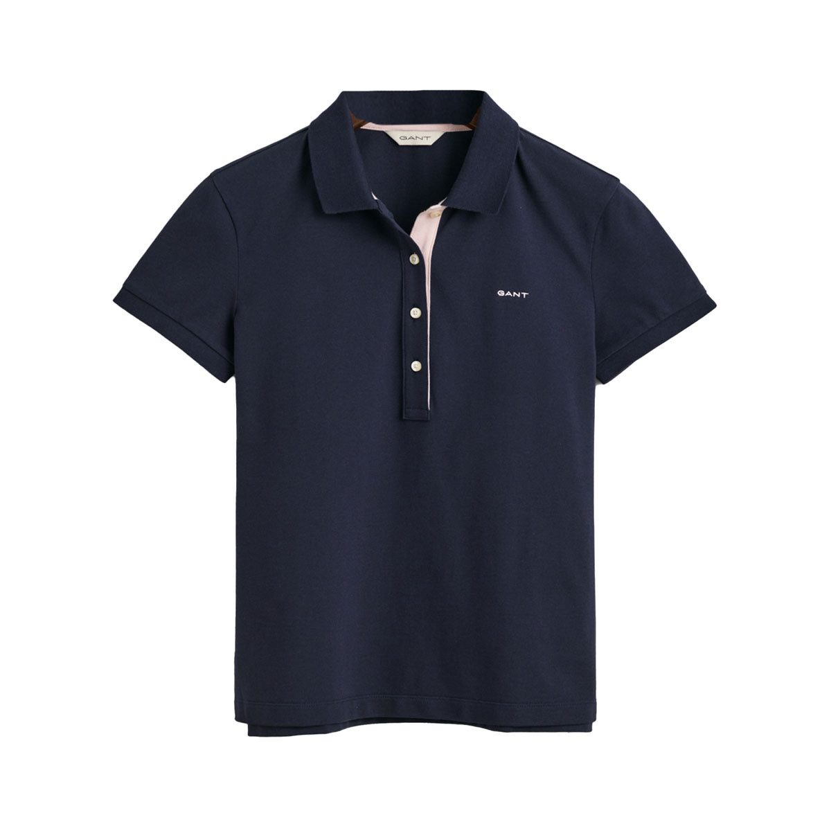 Gant Poloshirt 4200828 Damen Poloshirt Slim Sleeve mit Kontrastkragen günstig online kaufen