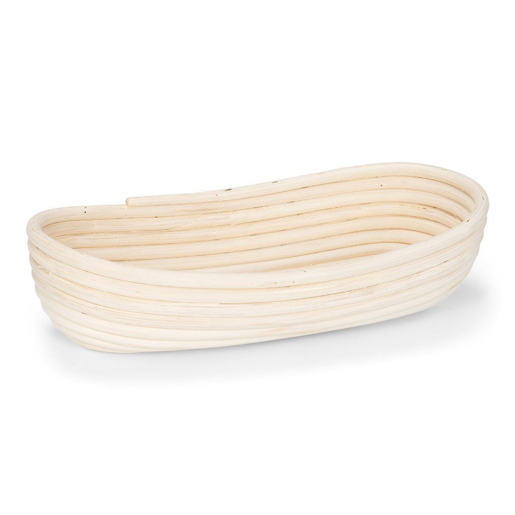 patisse Gärkorb Brotform - Ovale Form aus Peddigrohr - 41x15 cm - zum Gären von Teig, praktisches Backzubehör für selbst gebackenes Brot