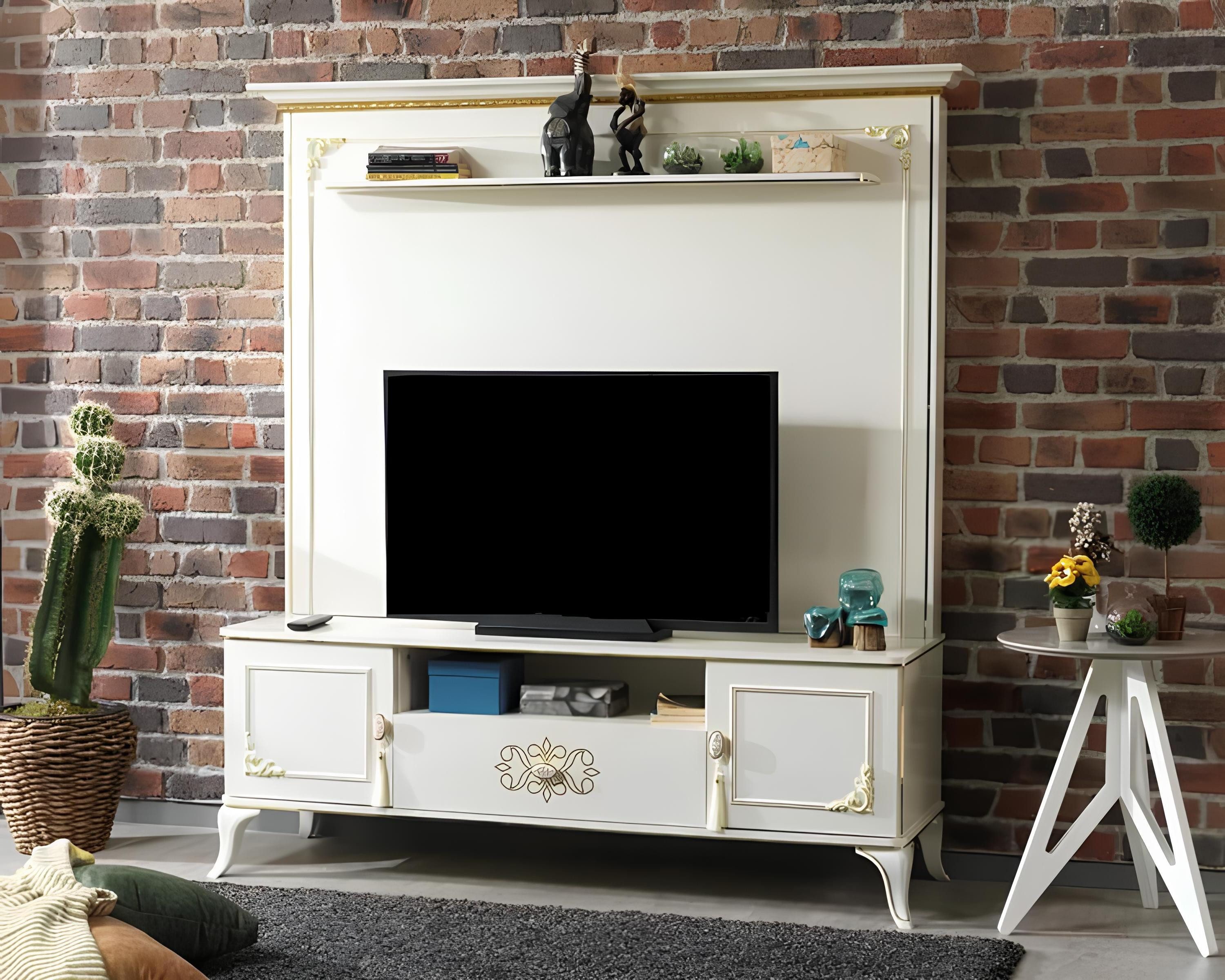 Xlmoebel TV-Wand Moderne Wohnwand mit elegantem Design und viel Stauraum, (Wohnwand), Hergestellt in Europa