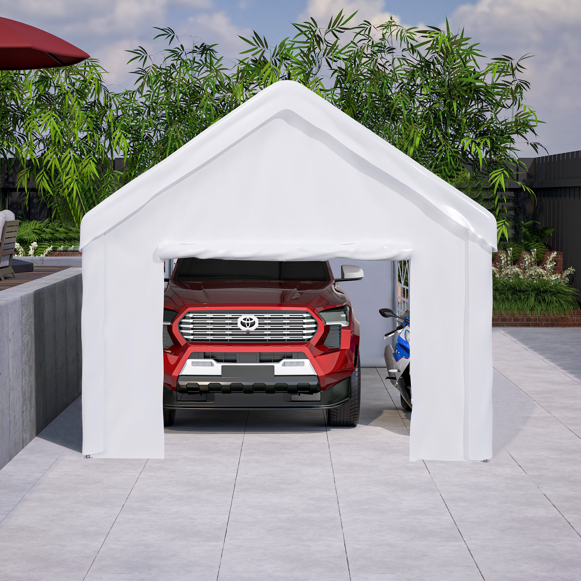 Yoimoimo Garage Professionelle Zeltgarage – Robust, Komplettset & Schnell A günstig online kaufen