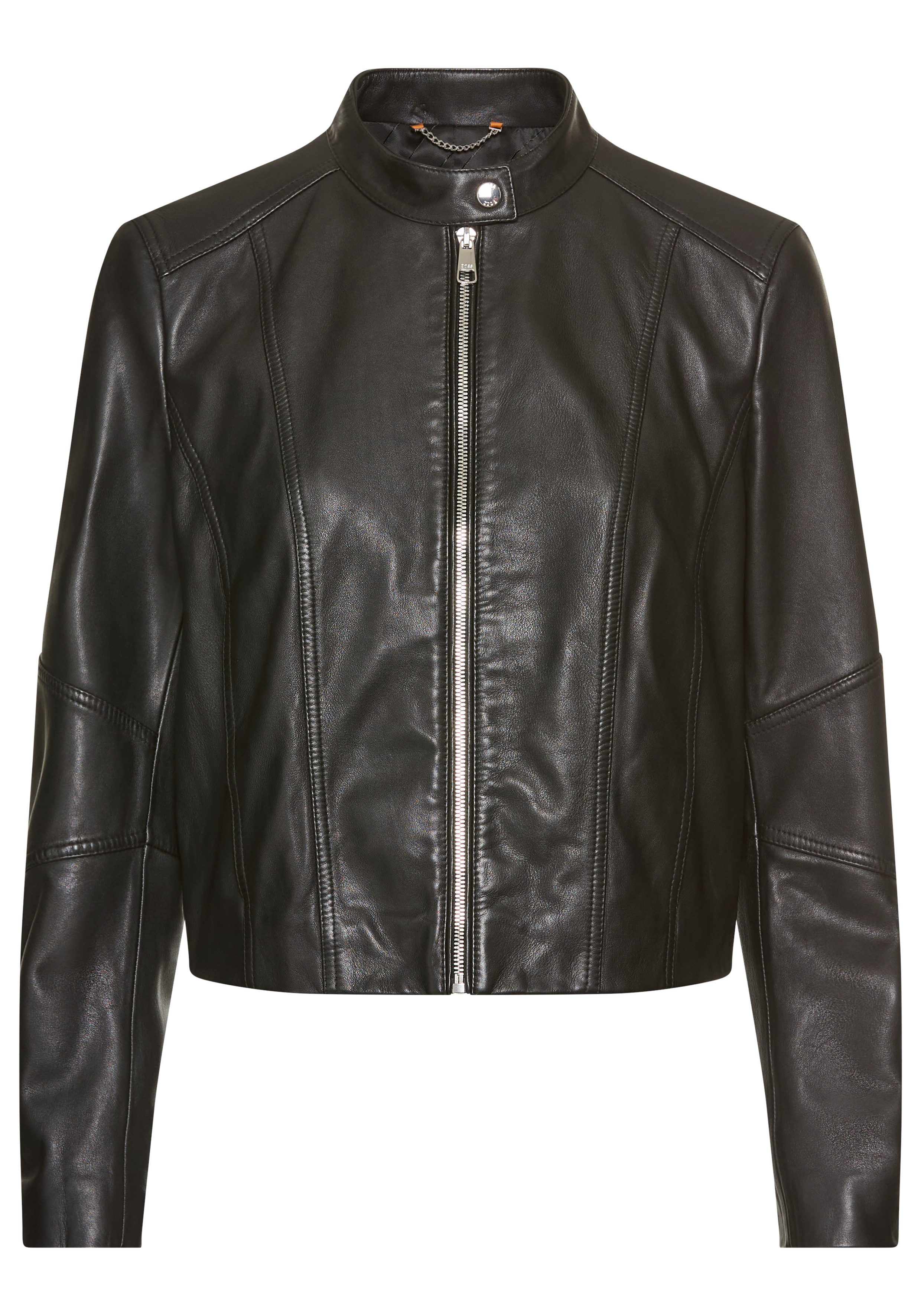 BOSS ORANGE Lederjacke Saleste Premium Damenmode günstig online kaufen