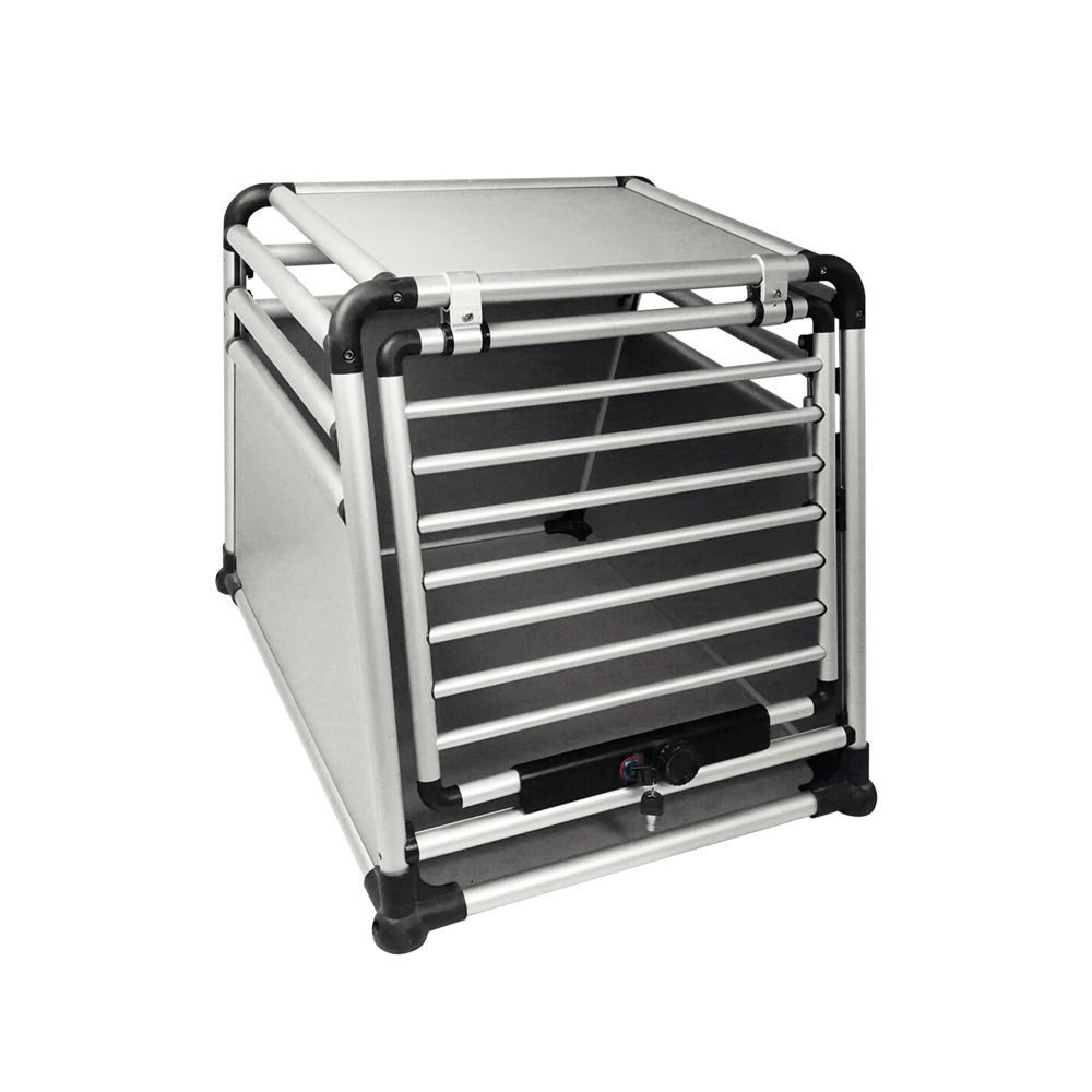 Nobby Tiertransportbox Aluminium Auto Round Corner