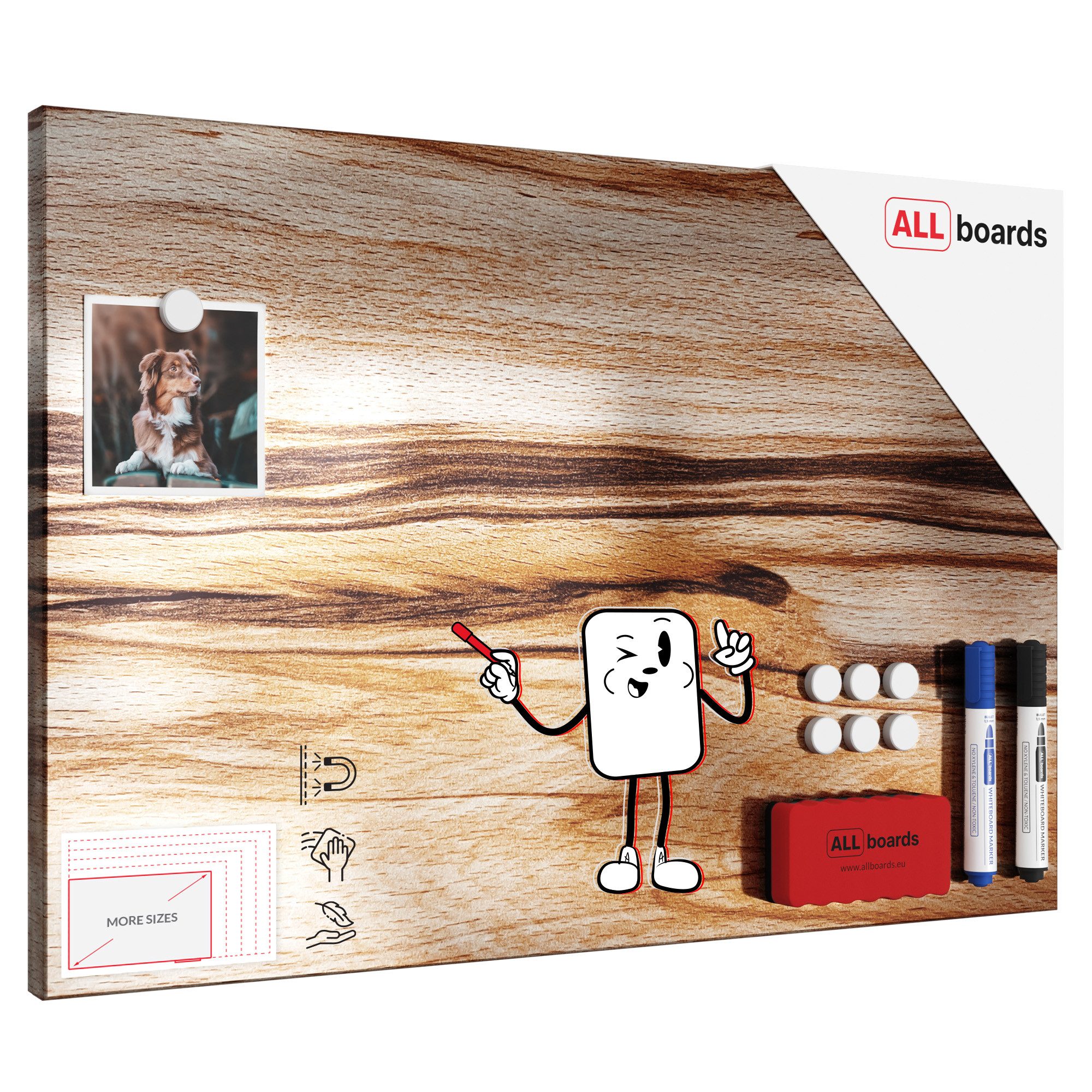 ALLboards Magnettafel METALboards Metallische Magnettafel