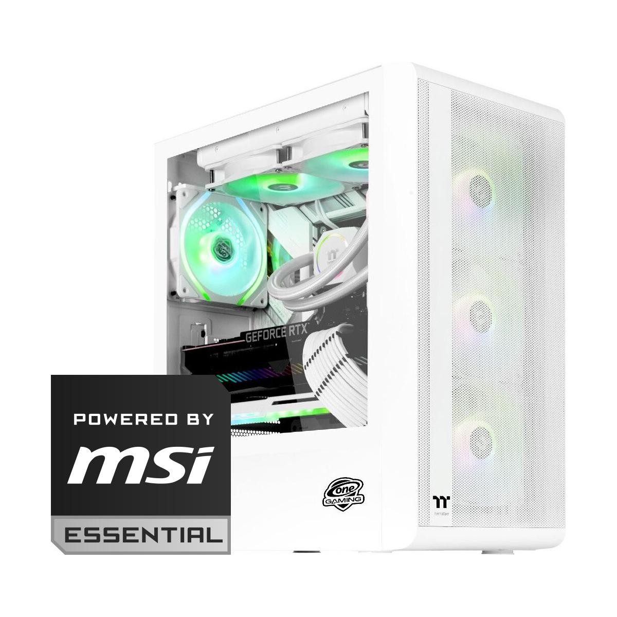 ONE GAMING Gaming PC White Edition AN020 Gaming-PC (AMD Ryzen 5 5500, GeForce RTX 5060 Ti, 16 GB RAM, 1000 GB SSD, Luftkühlung)