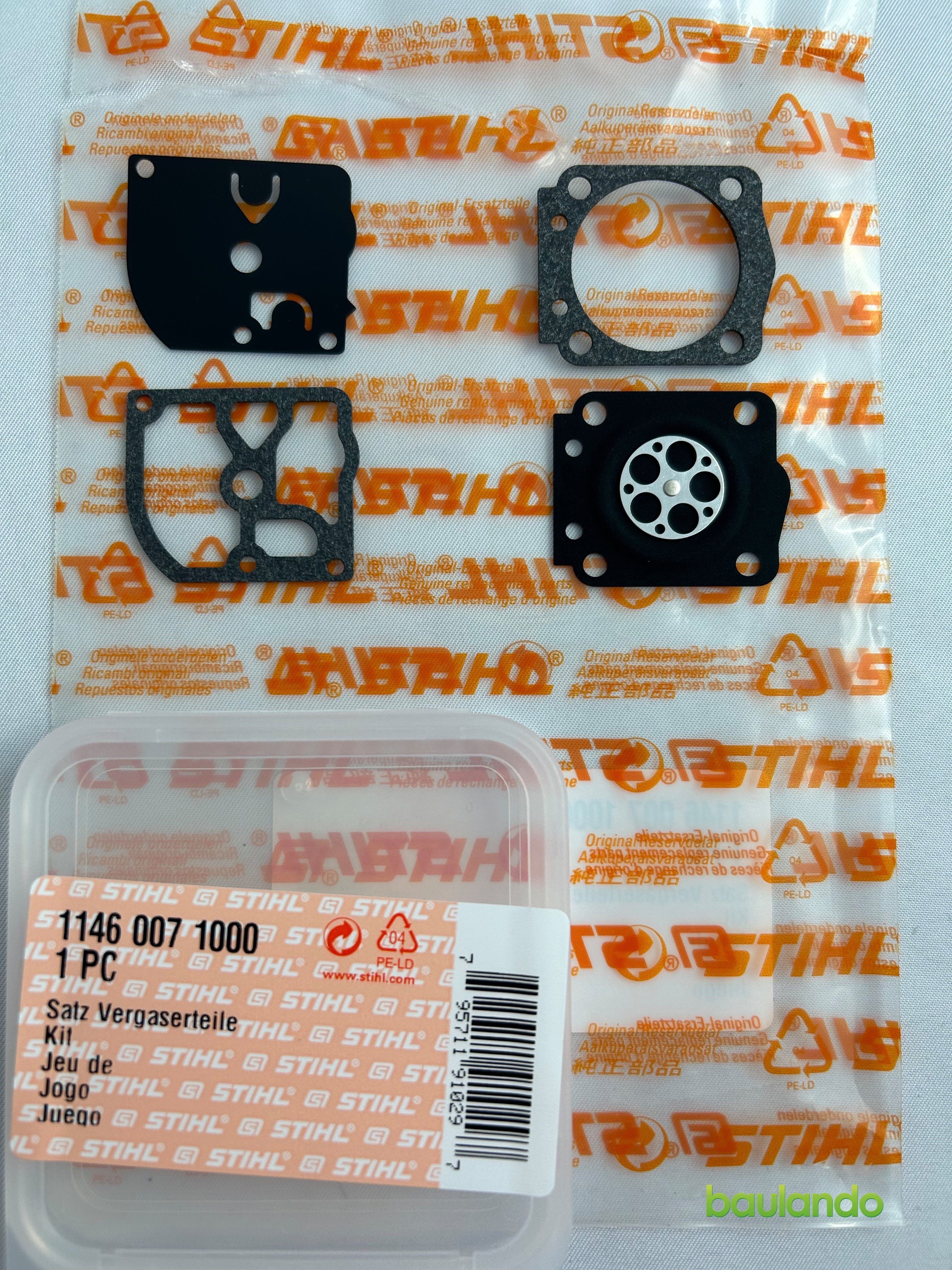 STIHL Ersatzfilter Vergaser Reparatursatz Membran Satz 11460071000, Zubehör für STIHL Geräte wie beschrieben