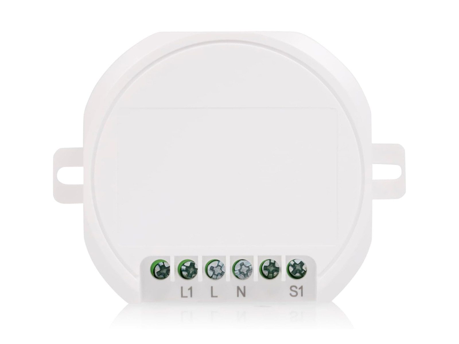 smartwares Licht-Funksteuerung, für Innen, Wohnzimmer, Schlafzimmer, Kinderzimmer, Küche, Funkschalter Set 230V Funkempfänger & Wandschalter Taster, 1000 Watt