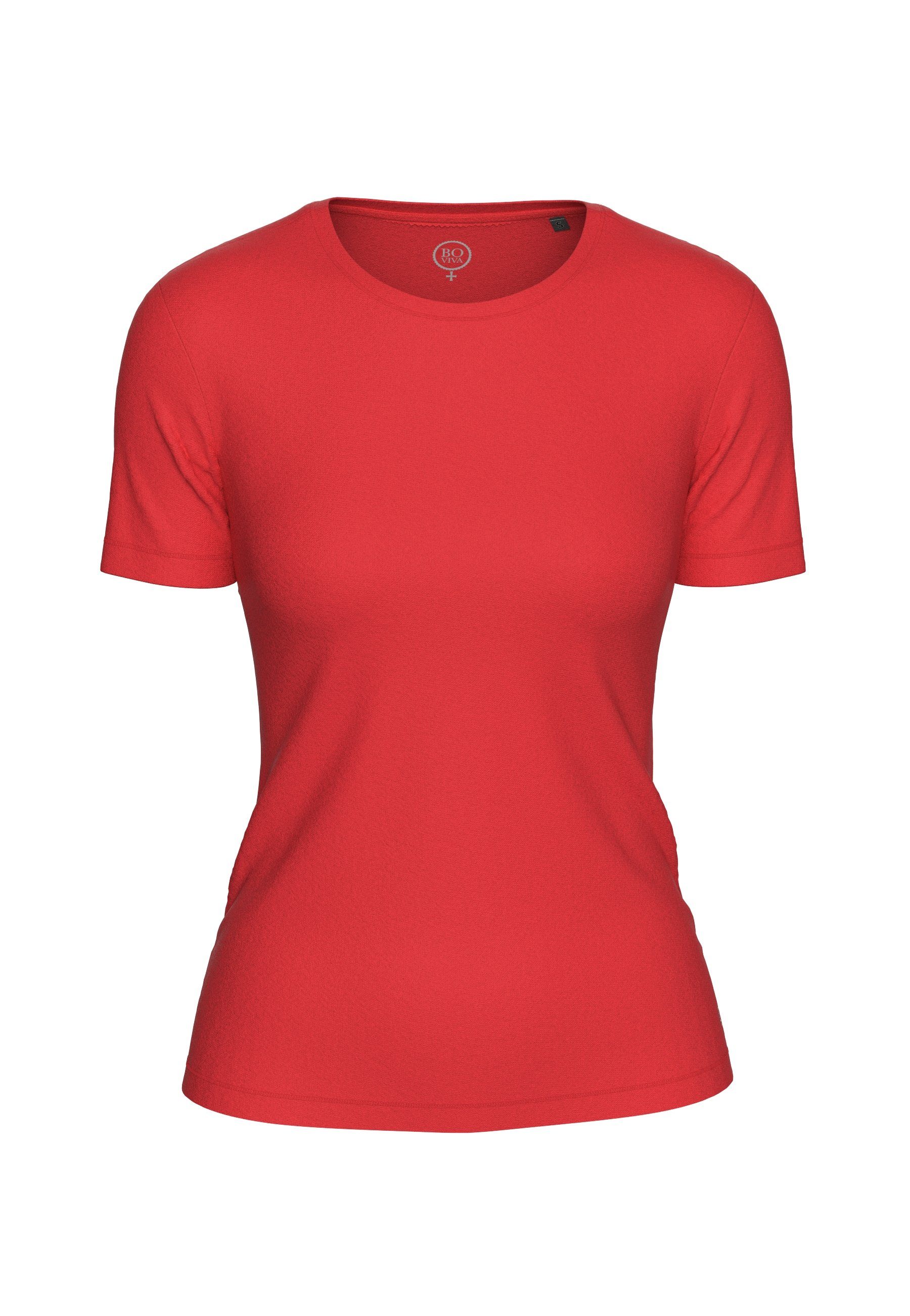 BOVIVA Kurzarmshirt Venus (1-tlg) Jersey hellrot | T-Shirts