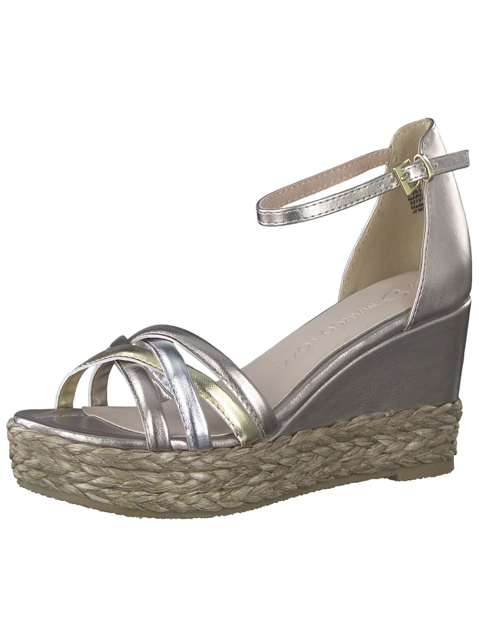 MARCO TOZZI Sandalen Lederimitat . Keilsandalette